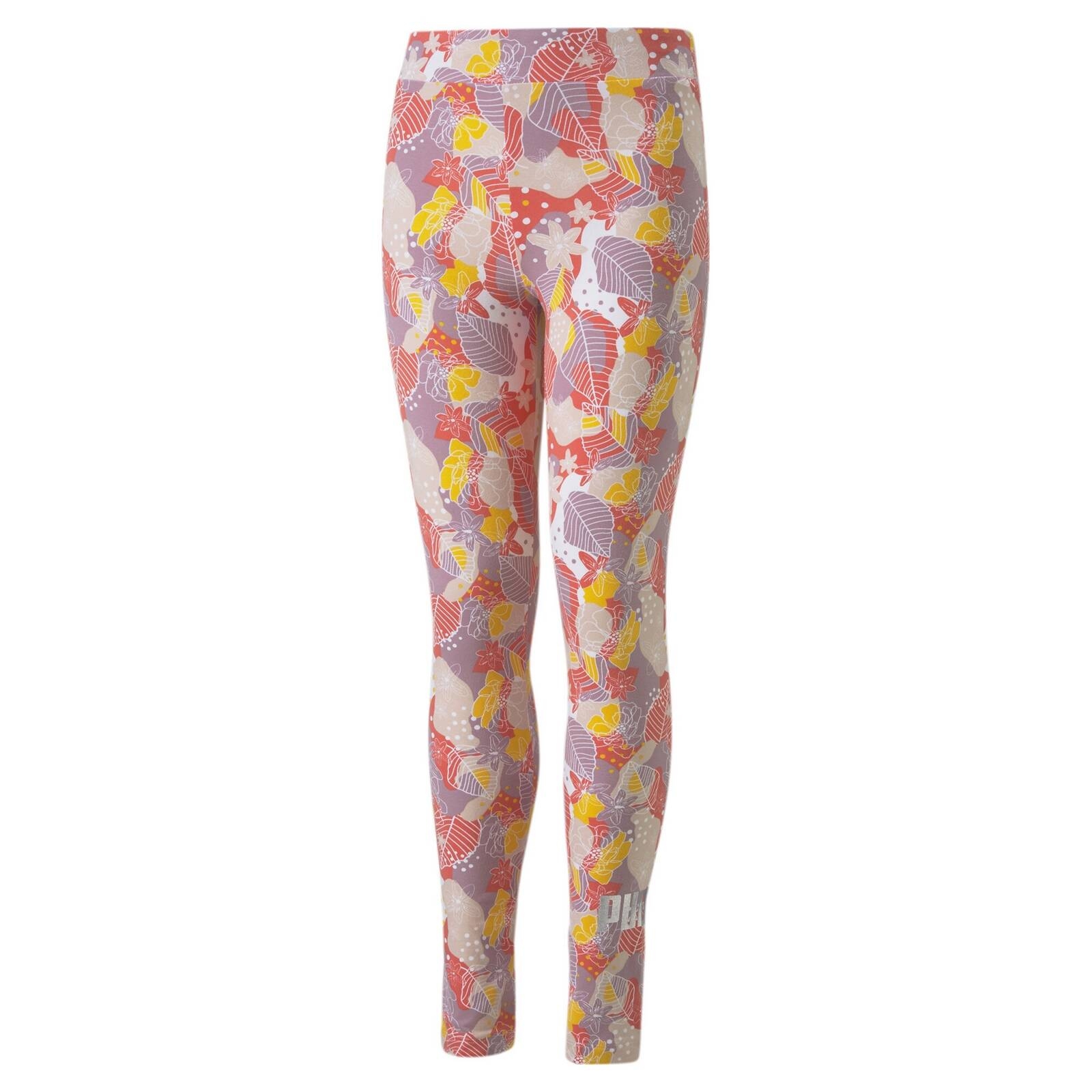 Legginsy dziewczce Puma ESS+ BLOOM AOP wielokolorowe 67031435