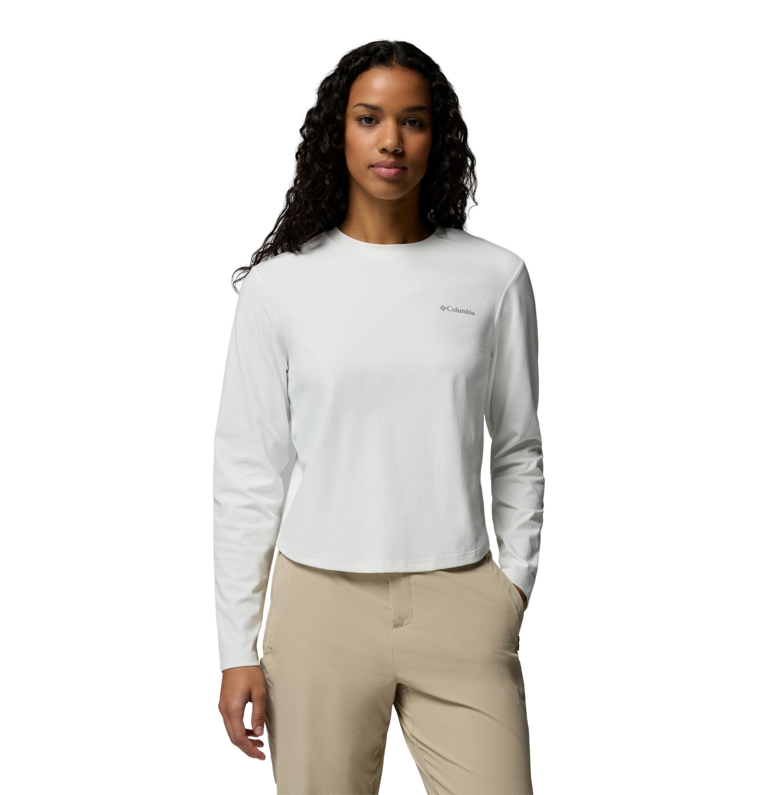 Longsleeve damski Columbia SEEKER LEGEND 3.0 bia�y 2156272125