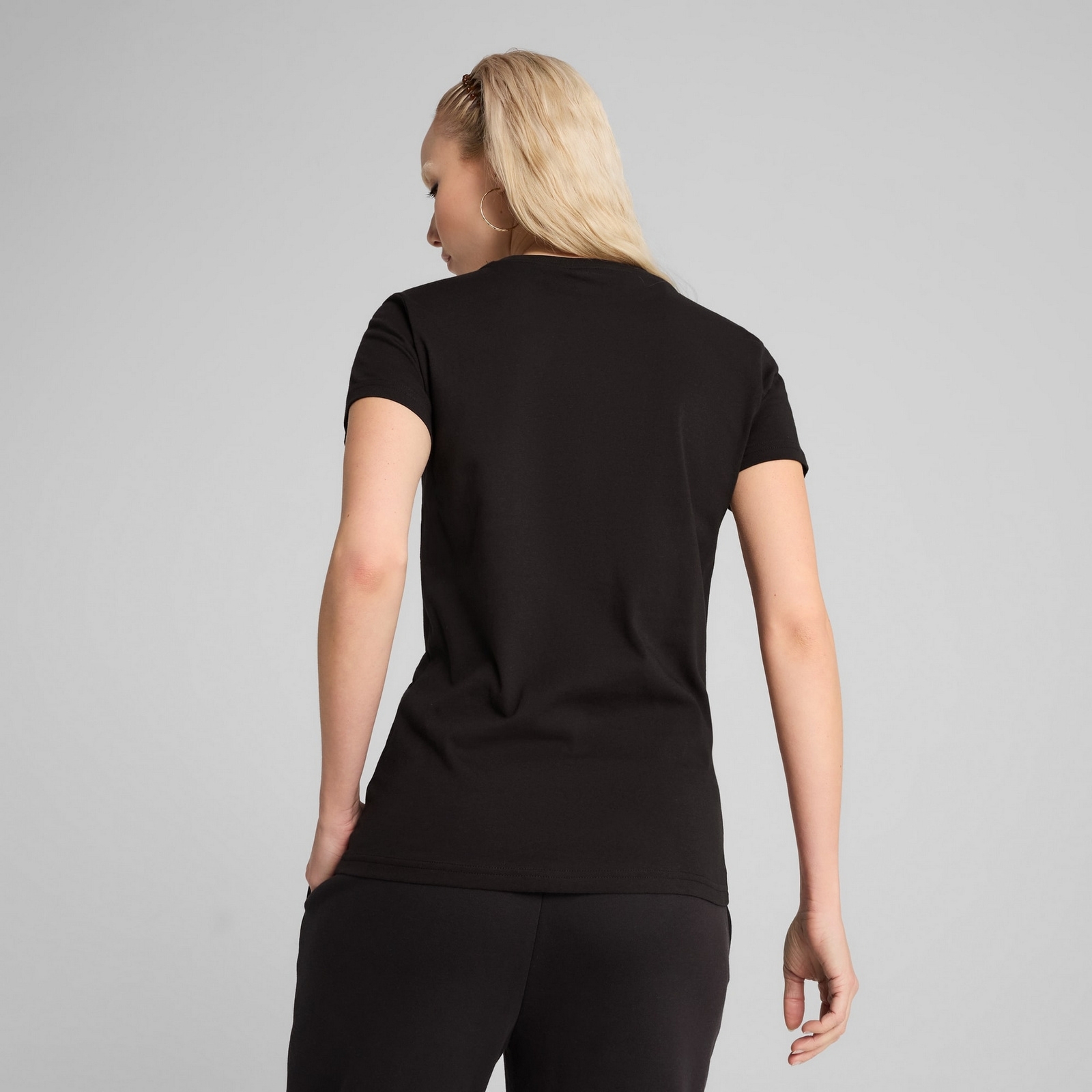 Koszulka damska Puma ESS SMALL NO.1 LOGO czarna 68237201