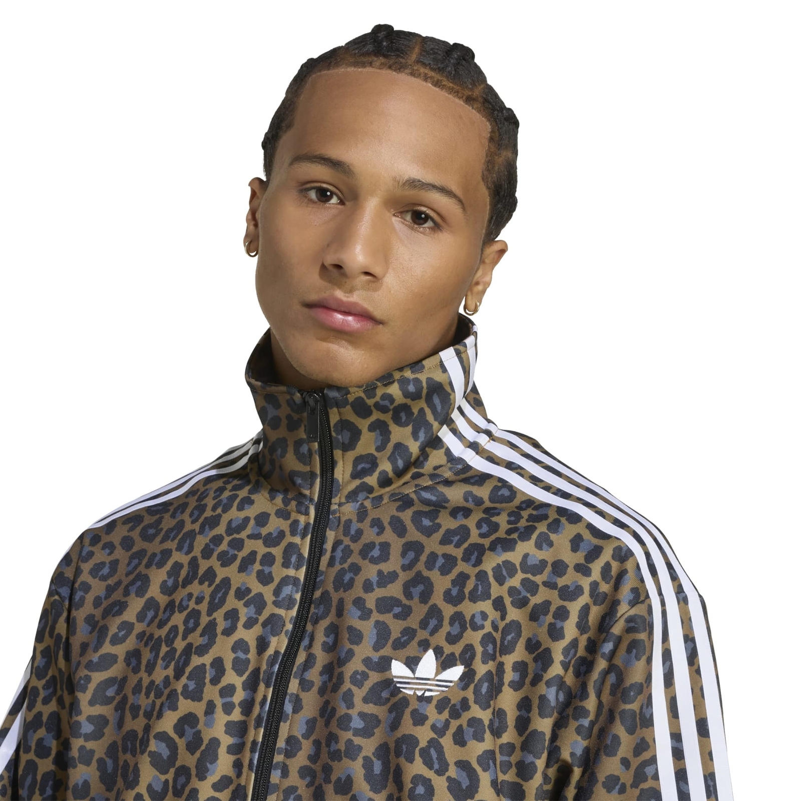 Bluza dresowa mska adidas FIREBIRD brzowa JV7578