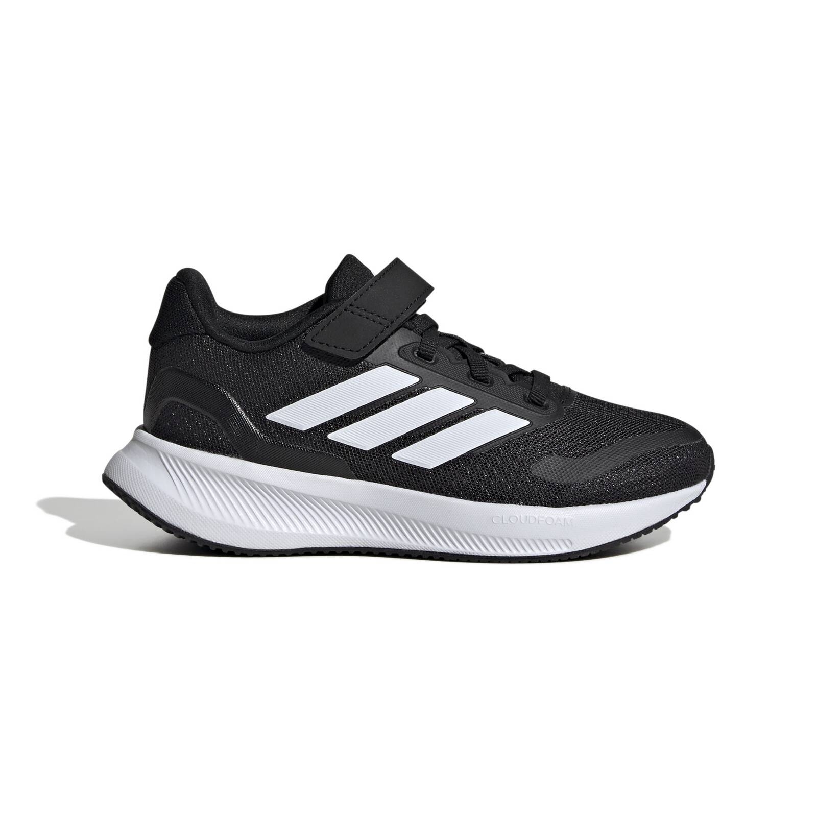 Buty do biegania dziecice adidas RUNFALCON 5 EL czarne IE8574