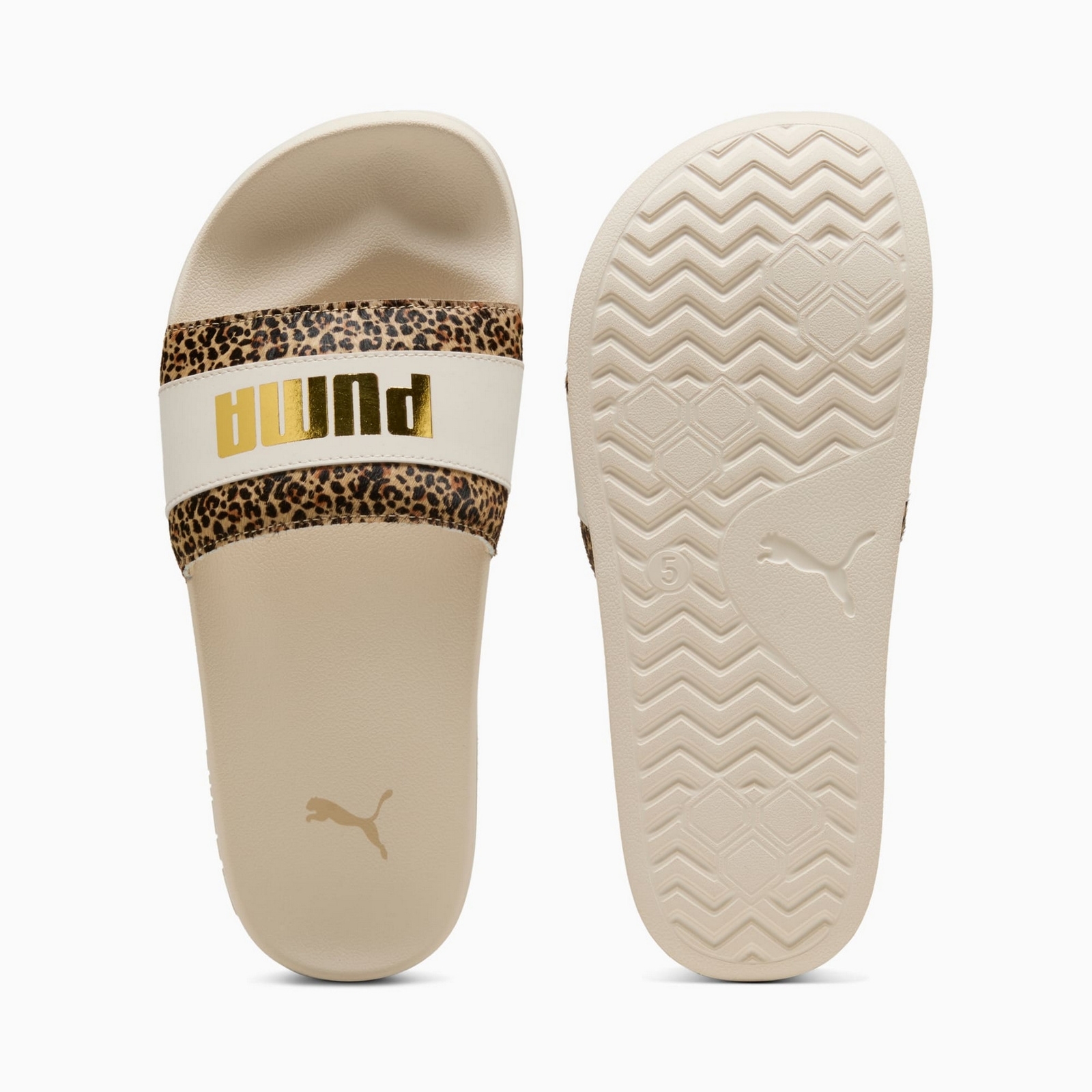 Klapki damskie Puma LEADCAT 2.0 ANIMAL FLAIR beowe 40288001
