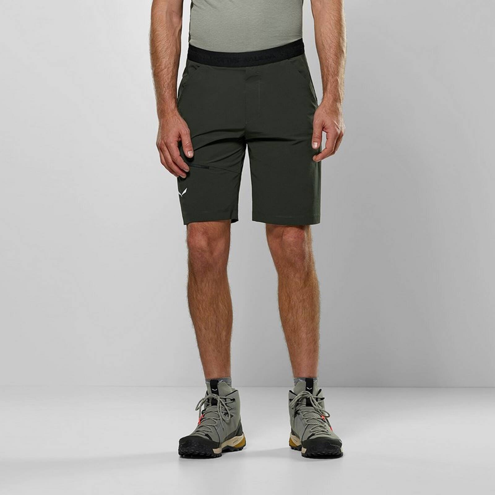 Spodenki trekkingowe mskie Salewa PUEZ 4 zielone 00-0000028963_5280