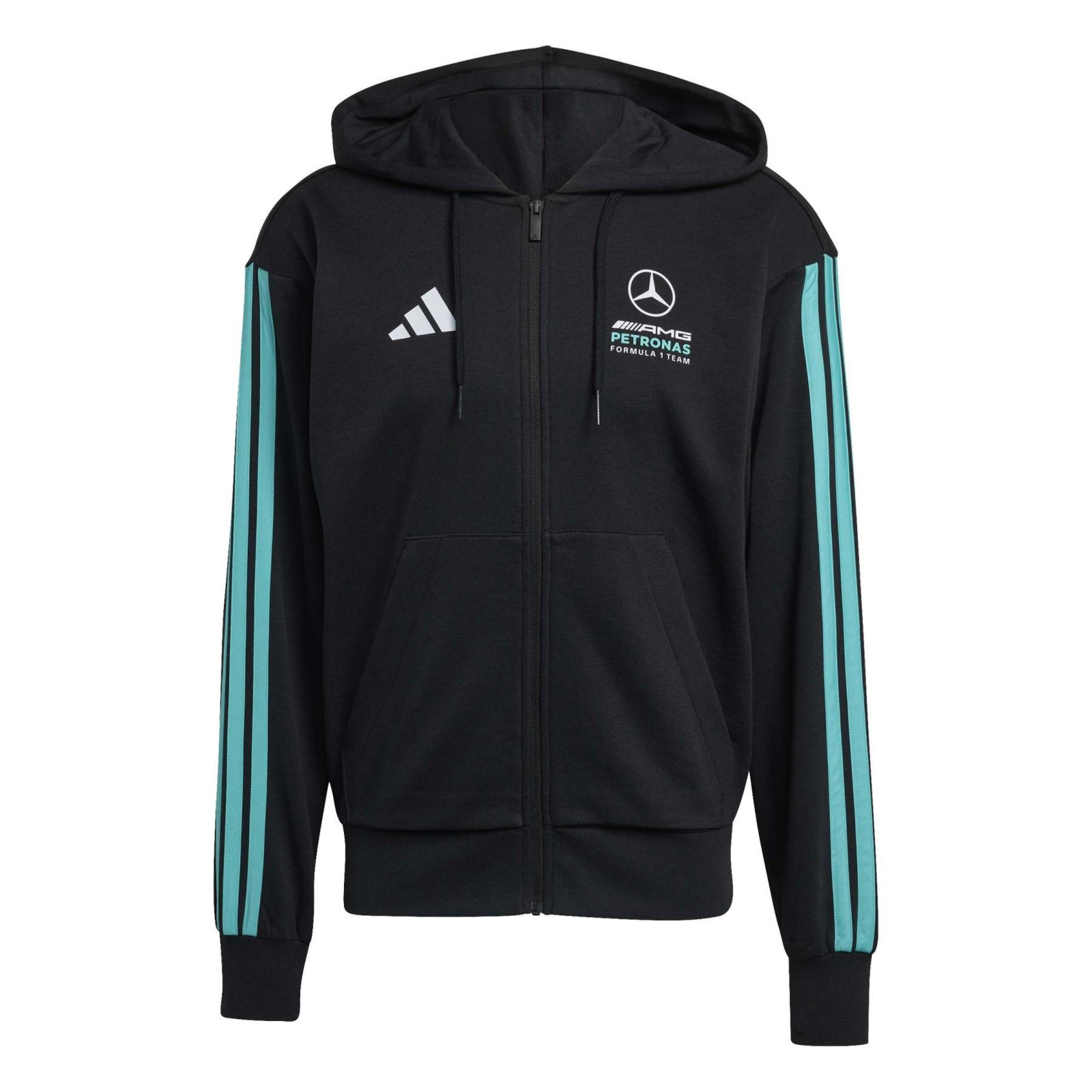 Bluza z kapturem m�ska adidas MERCEDES-AMG PETRONAS FORMULA 1 TEAM DNA czarna KE5910