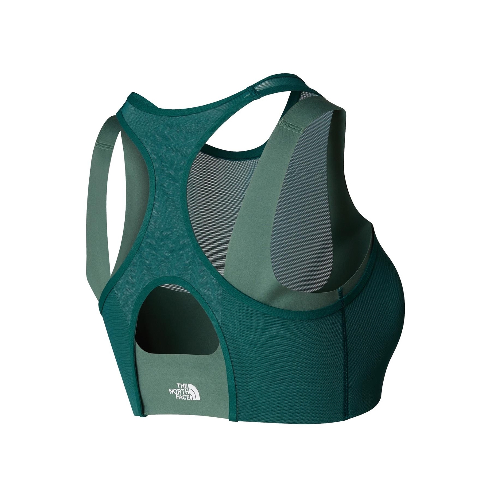 Stanik sportowy damski The North Face REFINA zielony NF0A891K6GI