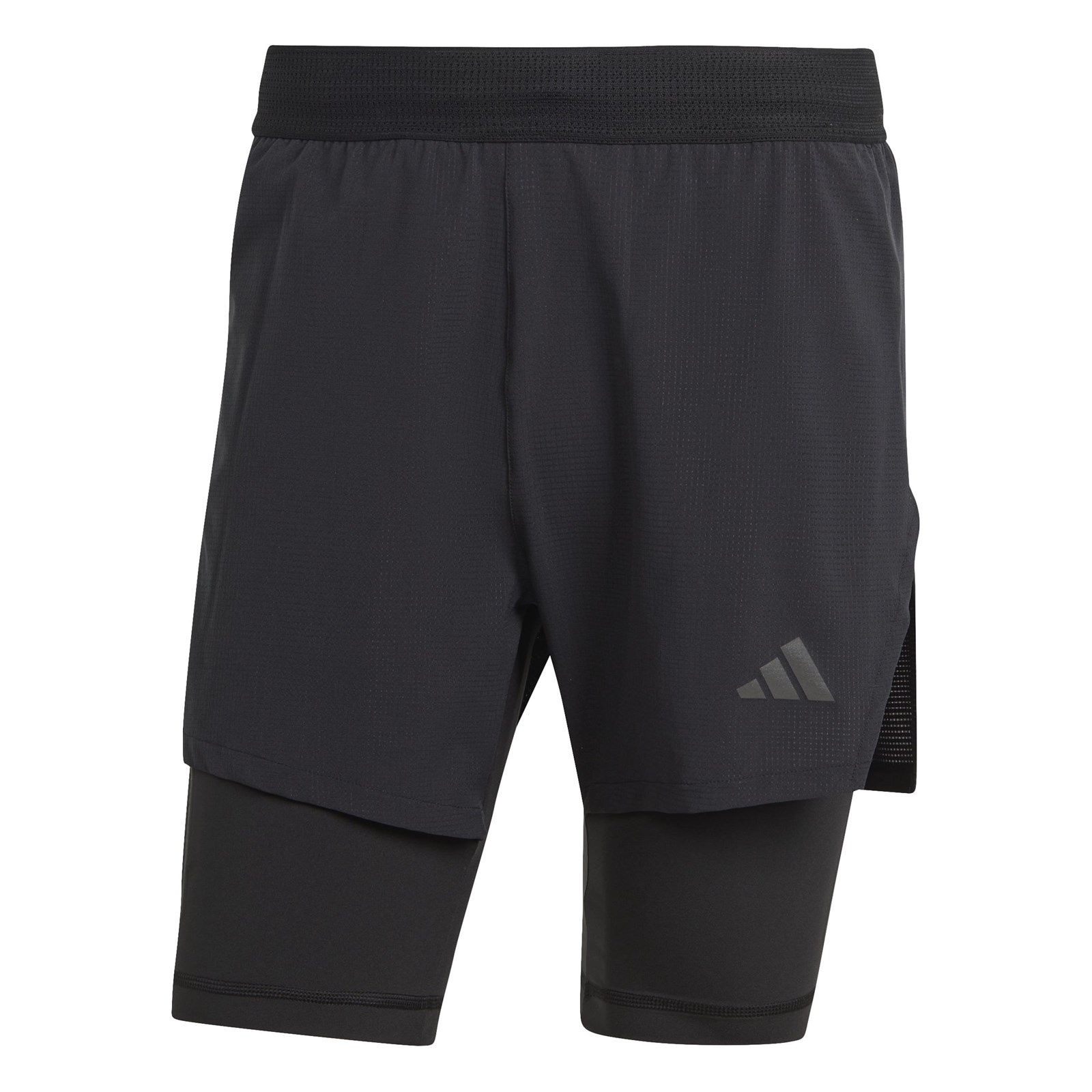 Szorty mskie adidas HIIT ELEVATED TRAINING 2IN1 czarne IB3466