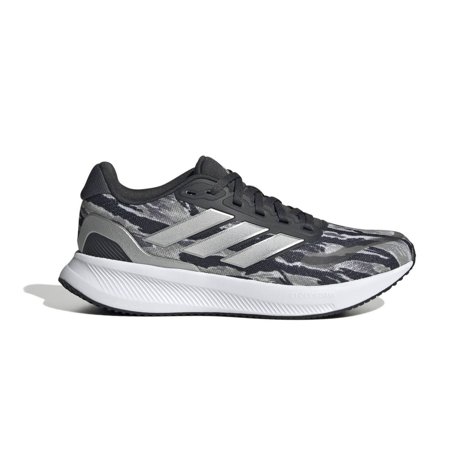 Buty do biegania dziecice adidas RUNFALCON 5 szare JQ2172