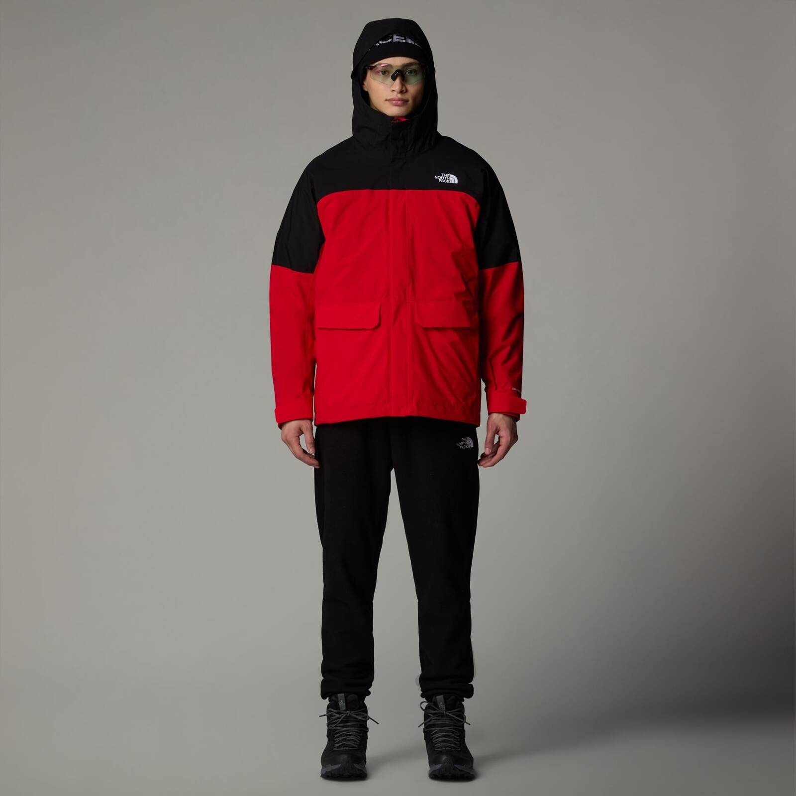 Parka wodoodporna męska The North Face MONO TRICLIMATE czerwona NF0A88WAKZ3