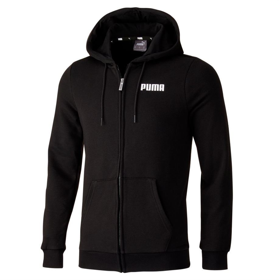 Bluza z kapturem mska Puma ESSENTIAL FULL-ZIP TR czarna 84723901