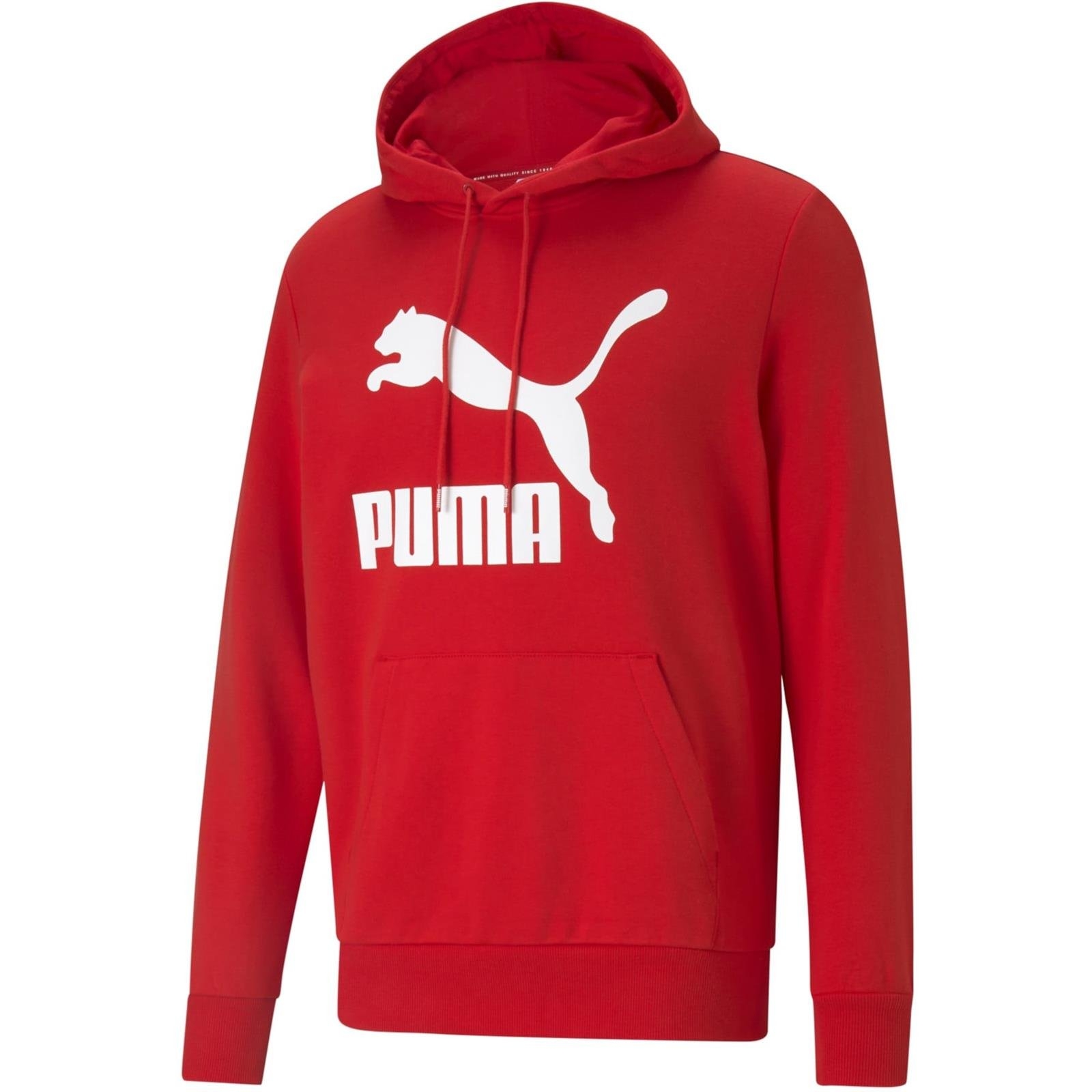 Bluza z kapturem mska Puma CLASSICS LOGO czerwona 53008411