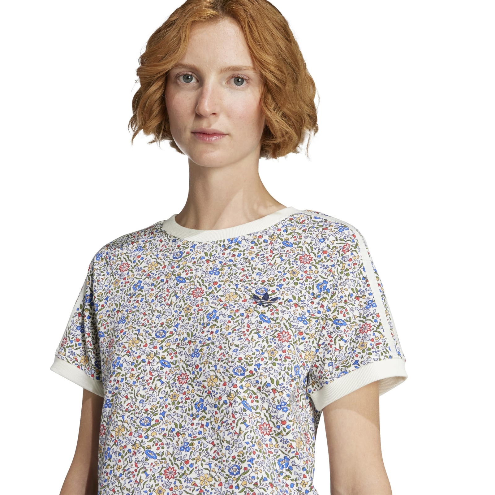Koszulka damska adidas LIBERTY LONDON wielokolorowa JW5199