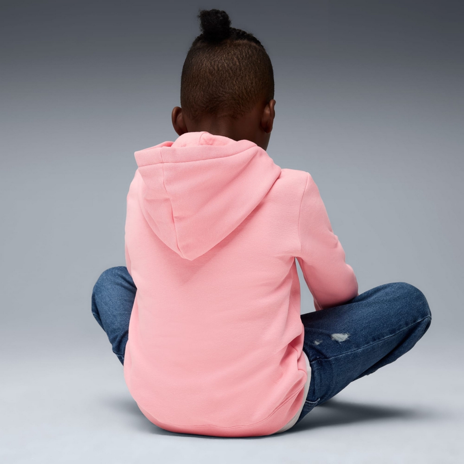 Bluza z kapturem dziewczęca Puma ESS NO.1 LOGO FL PS różowa 68493127