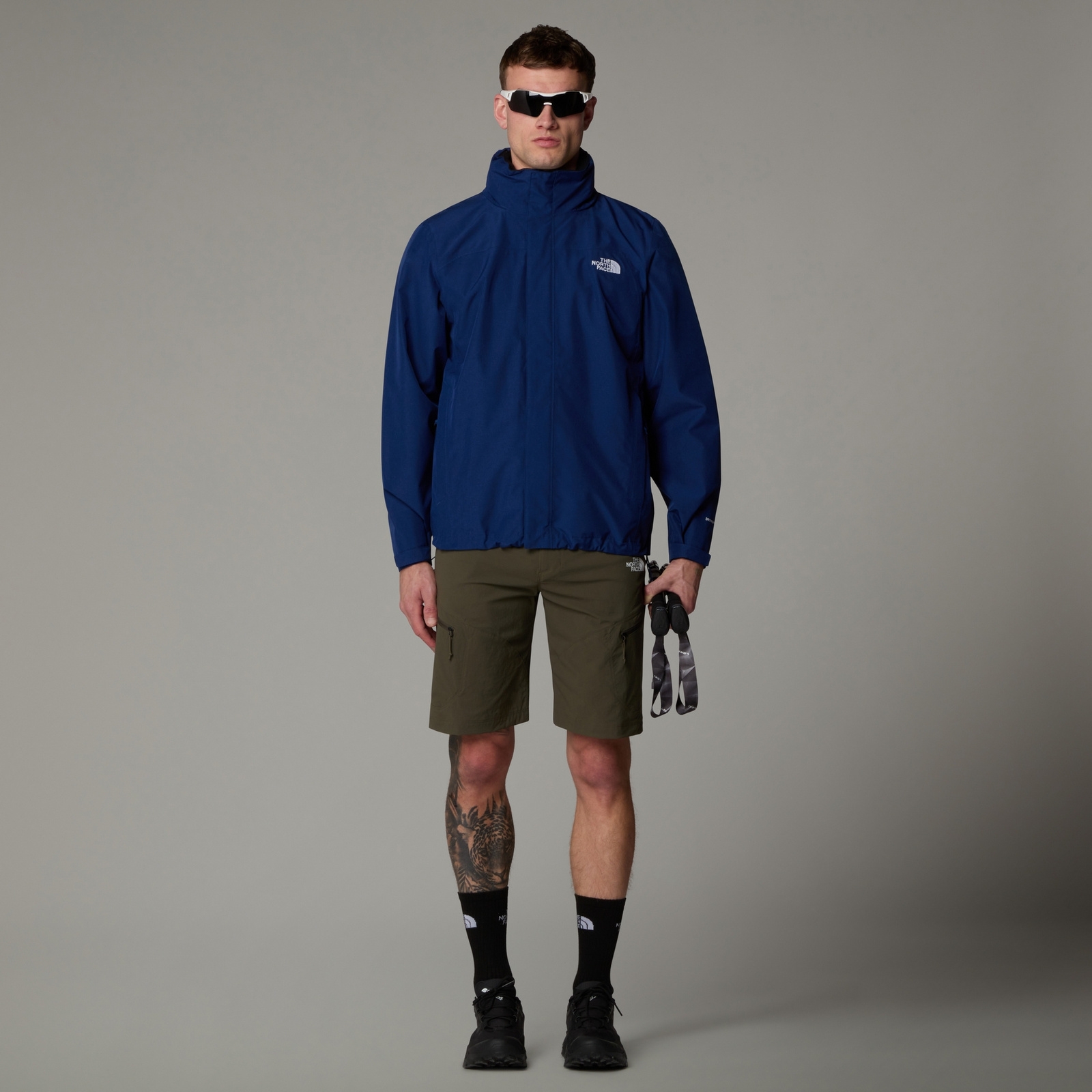 Szorty trekkingowe męskie The North Face EXPLORATION zielone NF0A8BR521L