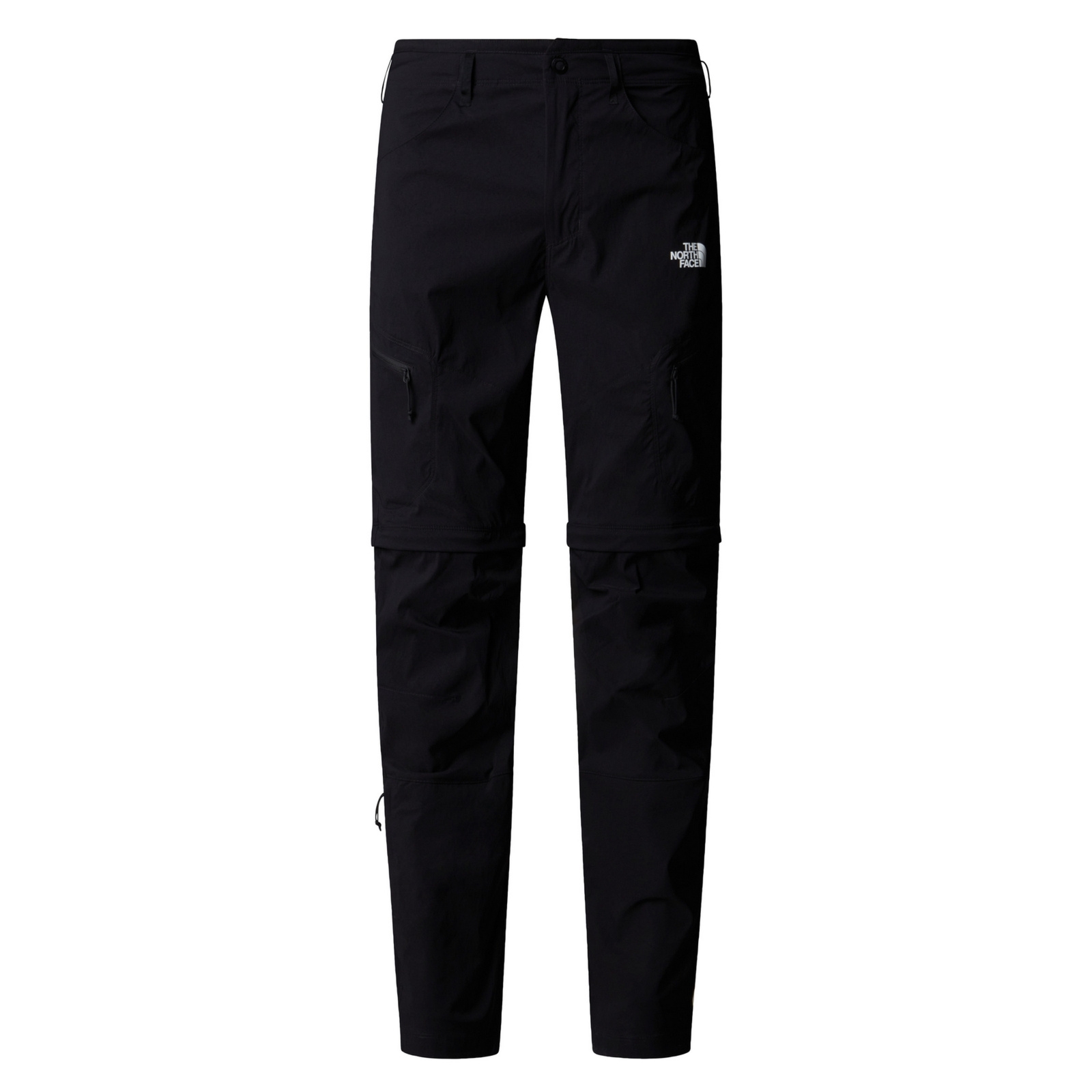 Spodnie trekkingowe m�skie The North Face EXPLORATION REG TAPERED CONVERTIBLE czarne NF0A8EC3JK3