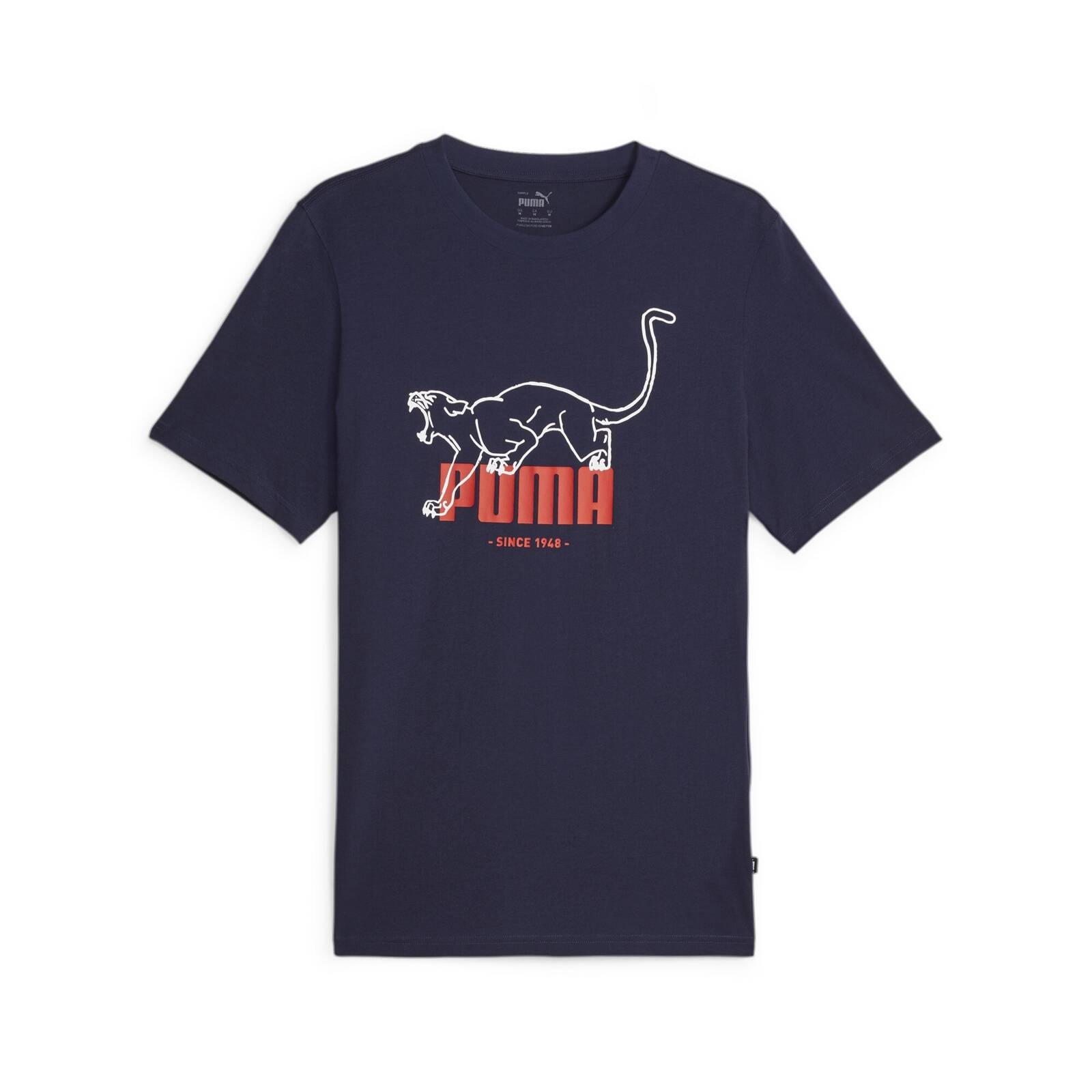 Koszulka mska Puma GRAPHICS ANIMAL granatowa 67719006