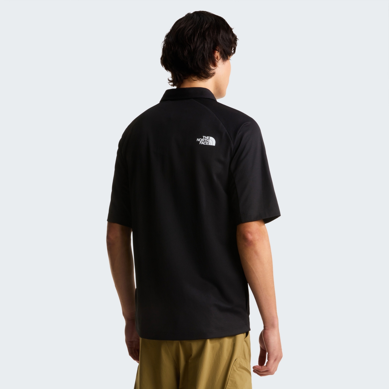 Koszulka polo m�ska The North Face LIGHTRANGE PACKABLE czarna NF0A8G0VJK3