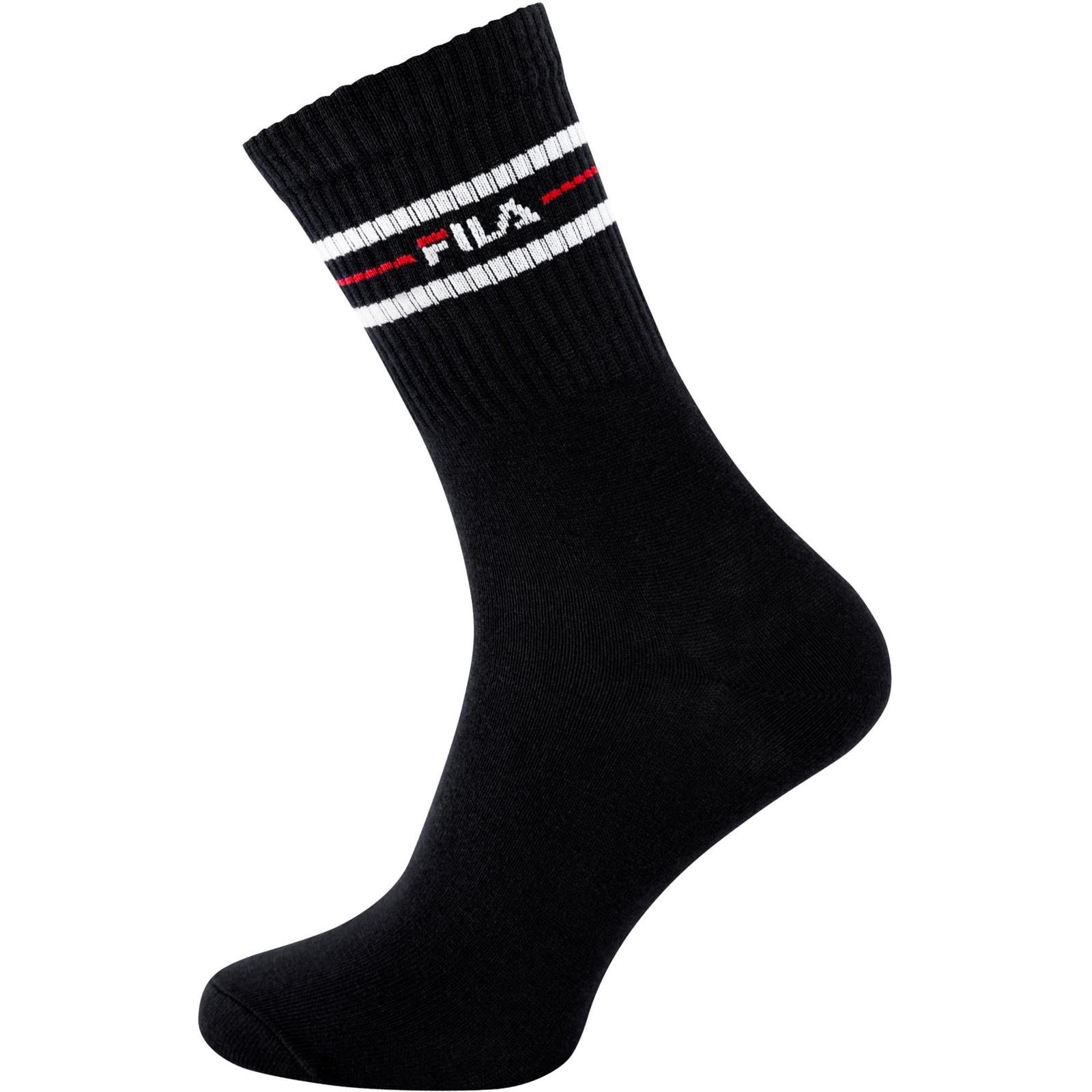 Skarpety unisex Fila LIFESTYLE 3-PACK czarne F9092-200