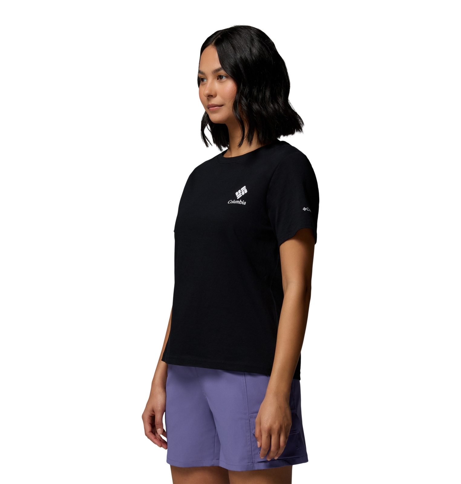 Koszulka damska Columbia ROLLING BEND GRAPHIC czarna 2120021009
