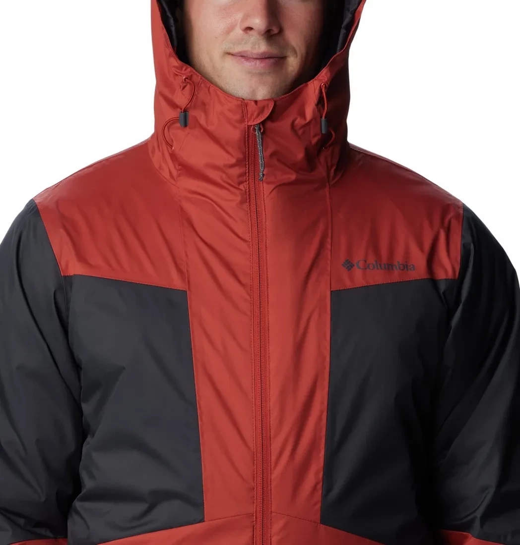 Kurtka Zimowa Columbia Wallowa Park czarno-czerwona 1957031849