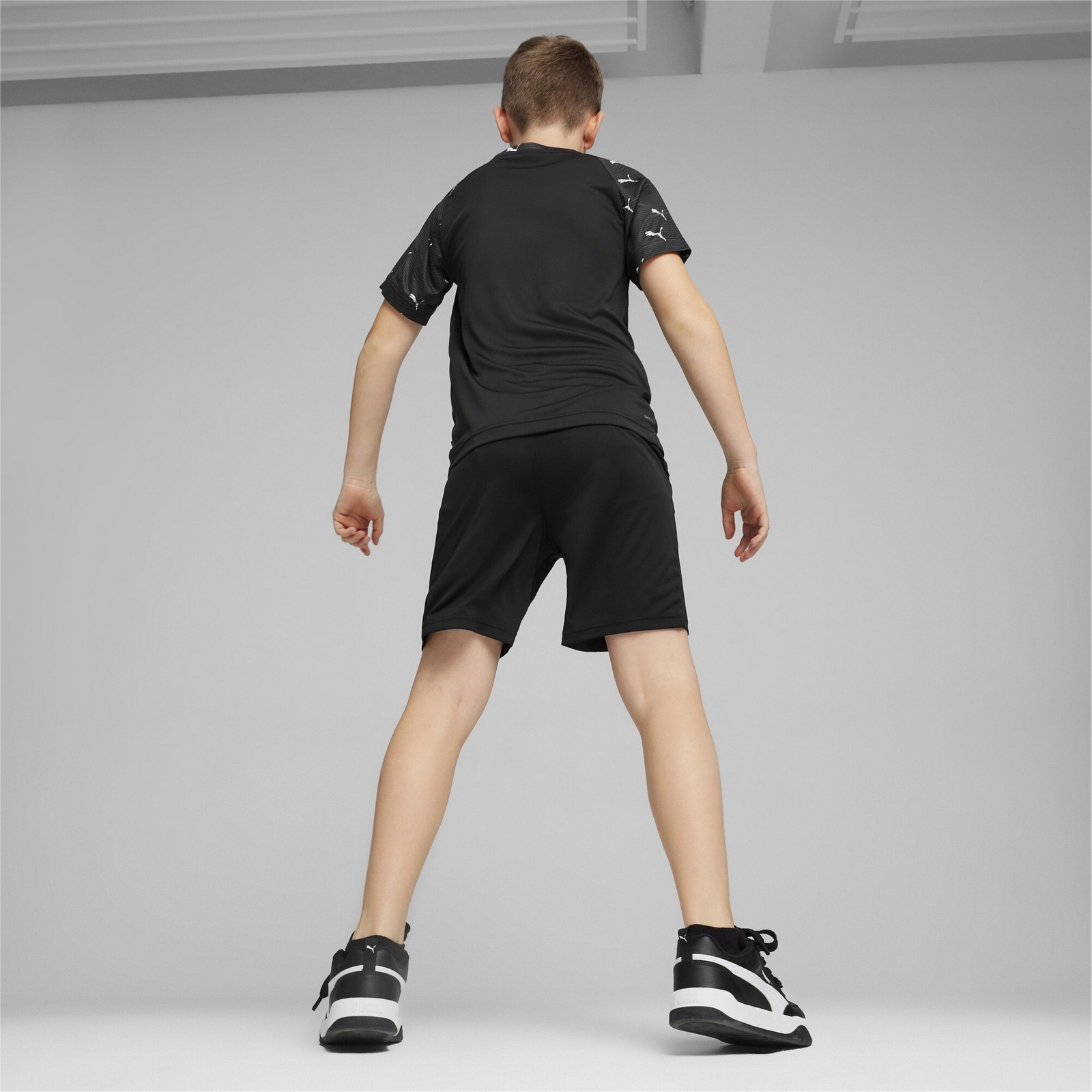 Komplet dresowy chopicy Puma ACTIVE SPORTS AOP czarny 68031701