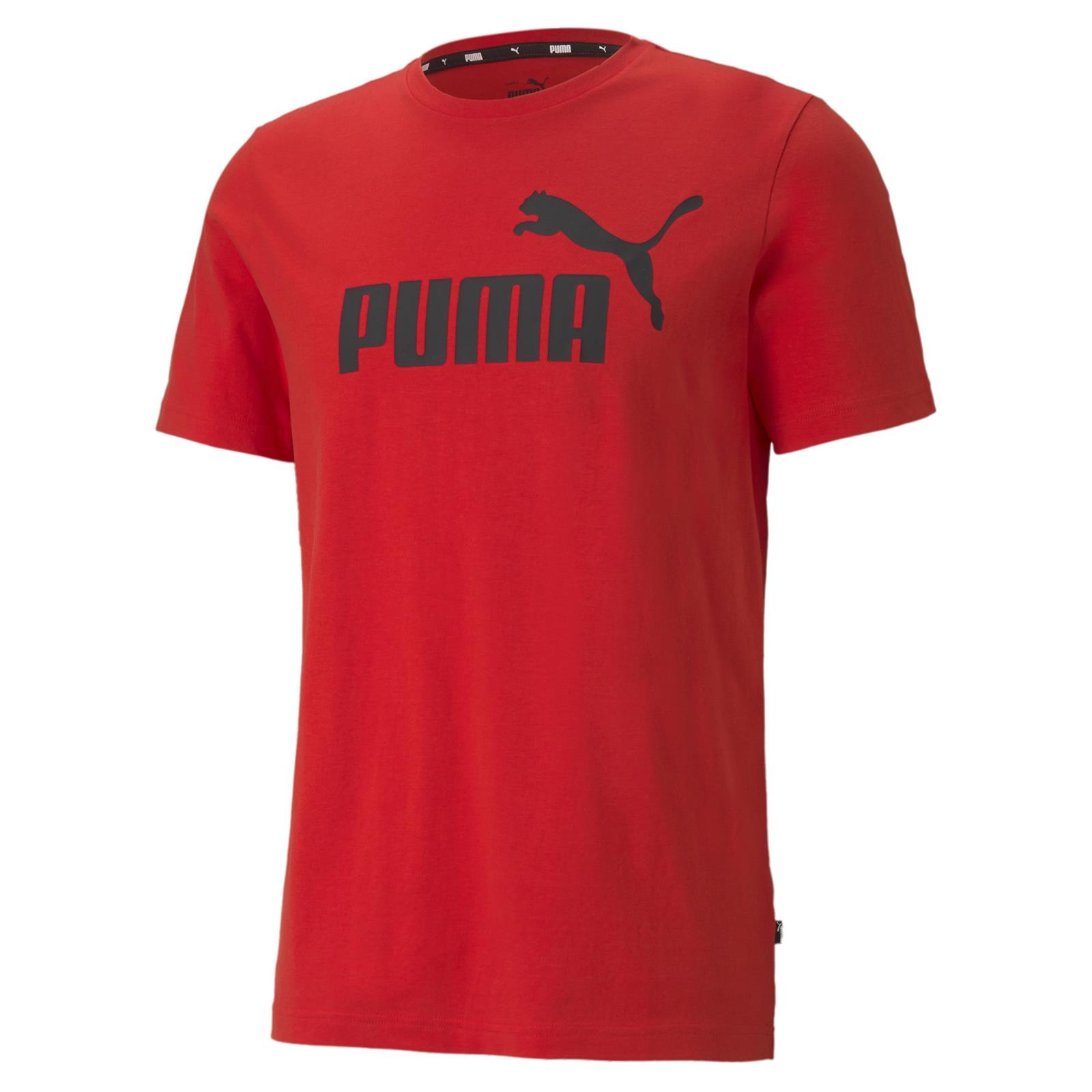 Koszulka mska Puma ESSENTIALS LOGO czerwona 58666611