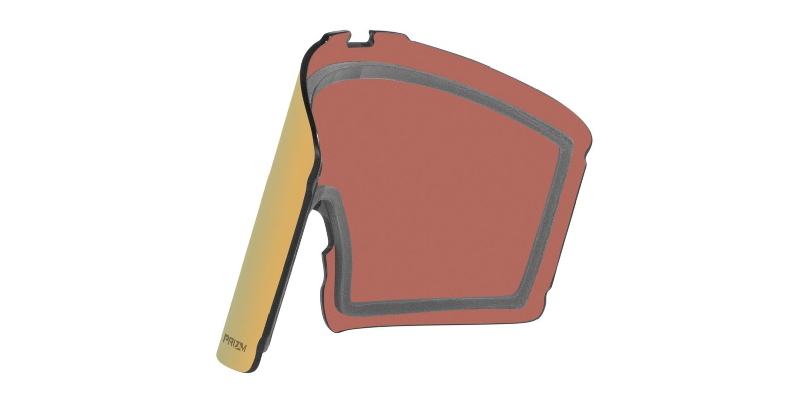 Szybka do gogli unisex Oakley LINE MINER M pomara�czowa AOO7093LS-18