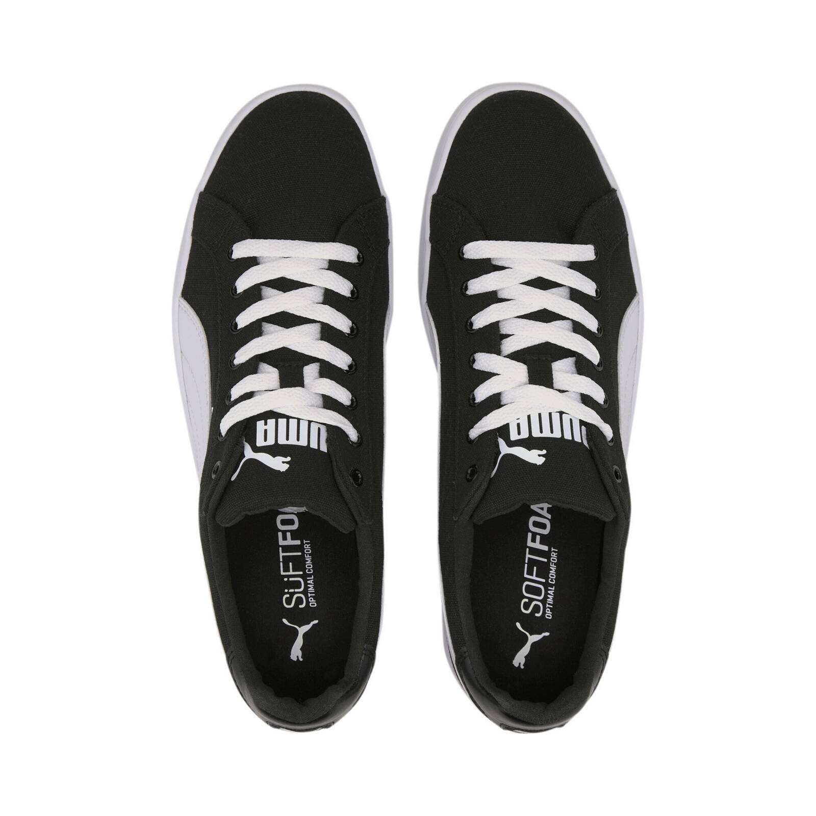Buty sportowe mskie Puma SMASH VULC CANVAS czarne 37475402