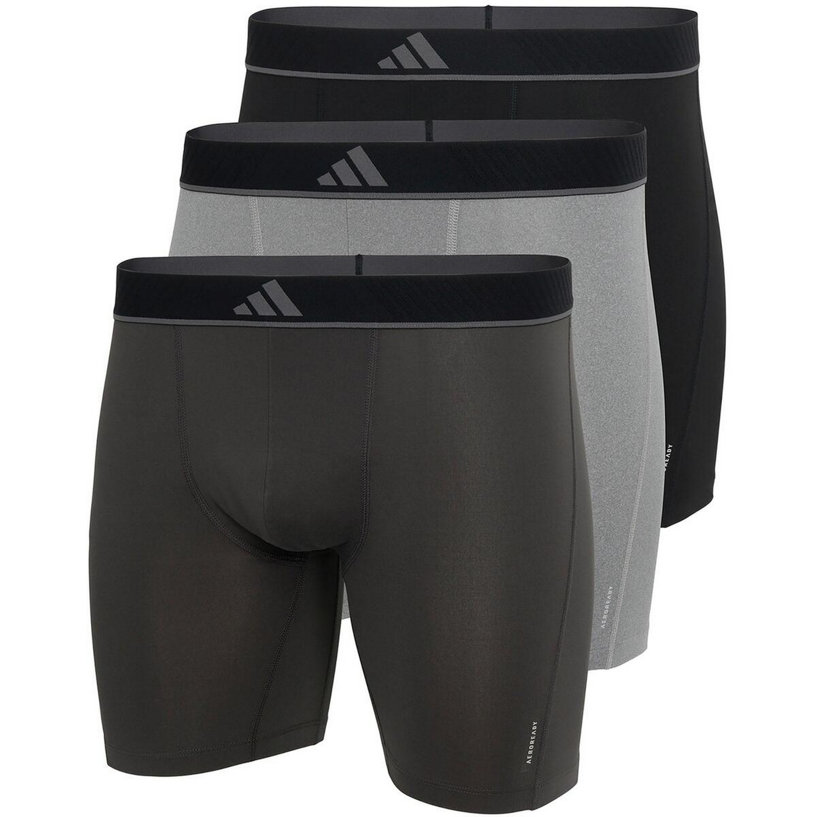 Bokserki mskie adidas ACTIVE MICRO FLEX ECO SHORTS 3-PACK wielokolorowe 4AM015-907