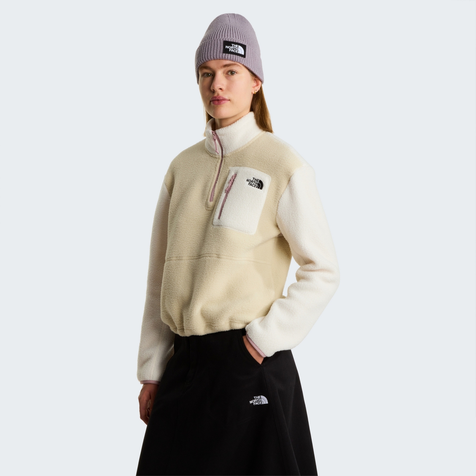 Polar damski The North Face YUMIORI 1/4 ZIP be�owy NF0A8E89M0K