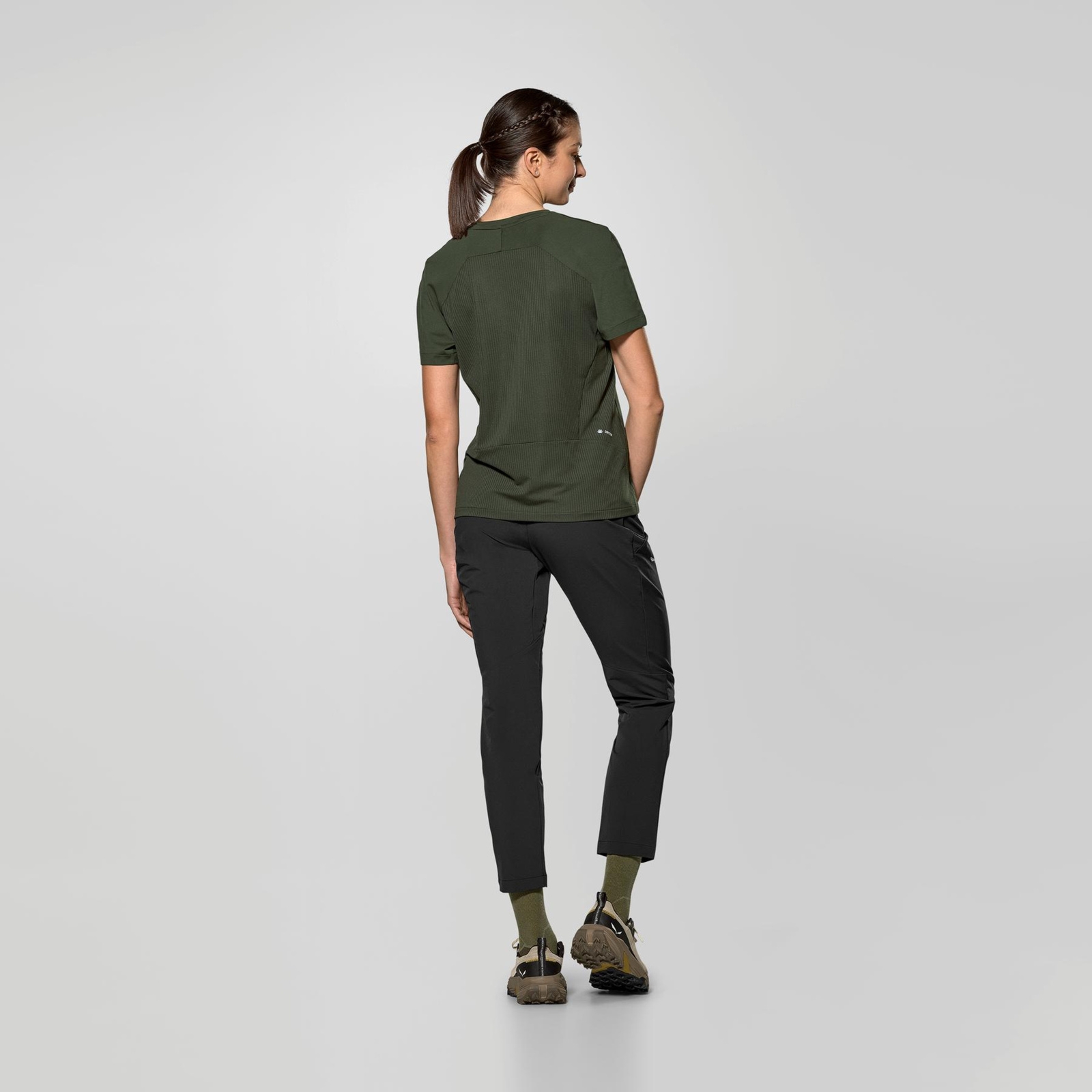 Spodnie trekkingowe damskie Salewa PEDROC 5 SHORT czarne 00-0000029304_0910