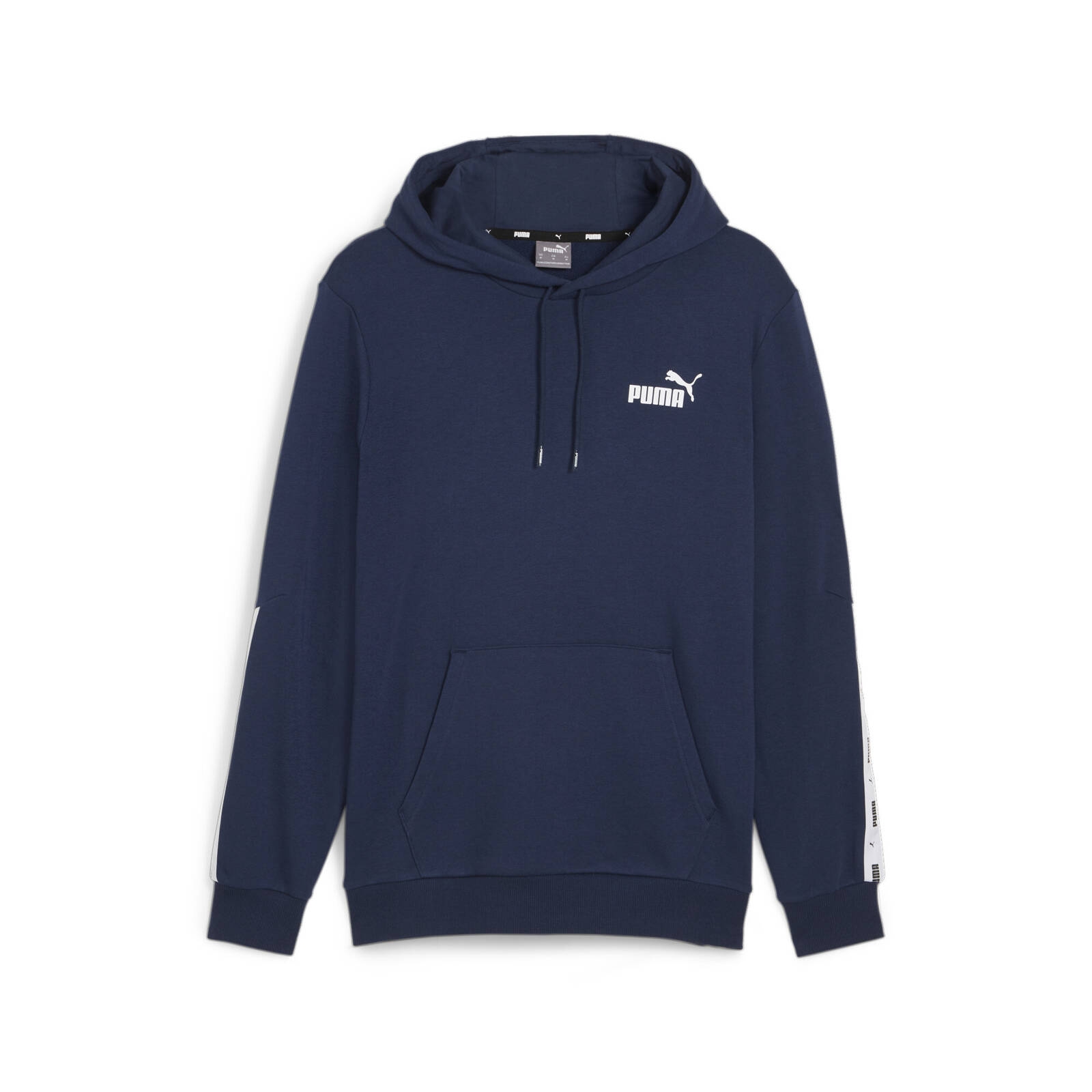 Bluza z kapturem mska Puma ESS+ TAPE TR granatowa 84738514