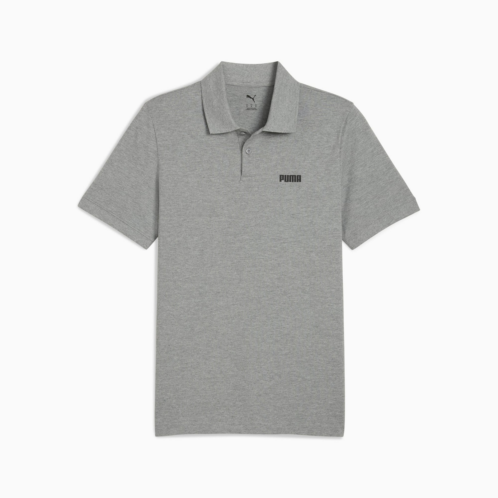 Koszulka polo mska Puma ESS SMALL LOGO PIQUE szara 68676203