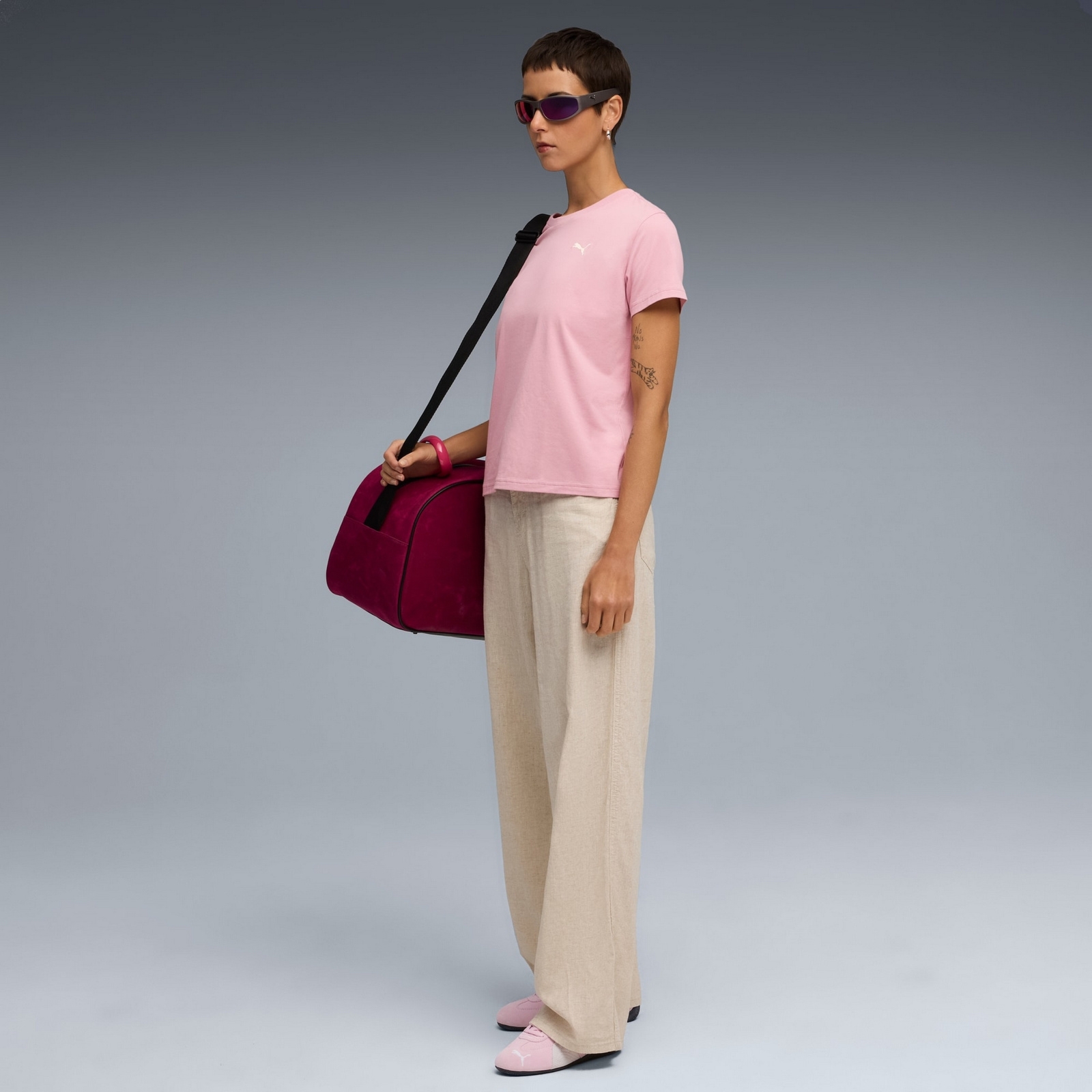 Koszulka damska Puma WARDROBE ESS COMFORT r�owa 63204365