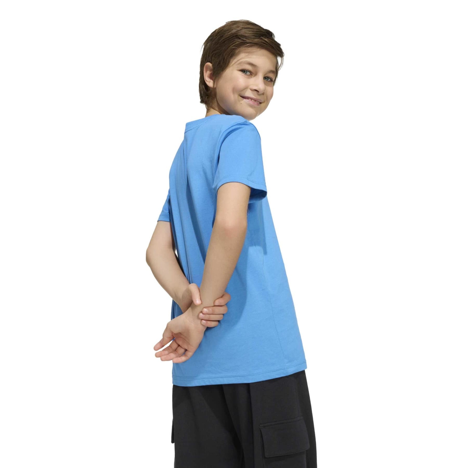 Koszulka dziecięca adidas ESSENTIALS niebieska KD3368