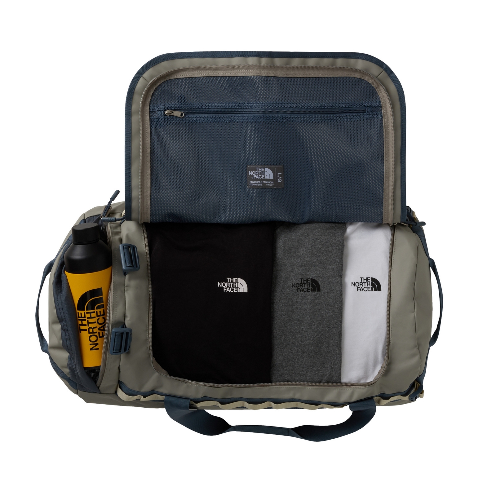 Torba podróżna unisex The North Face BASE CAMP L szara NF0A52SBN6V