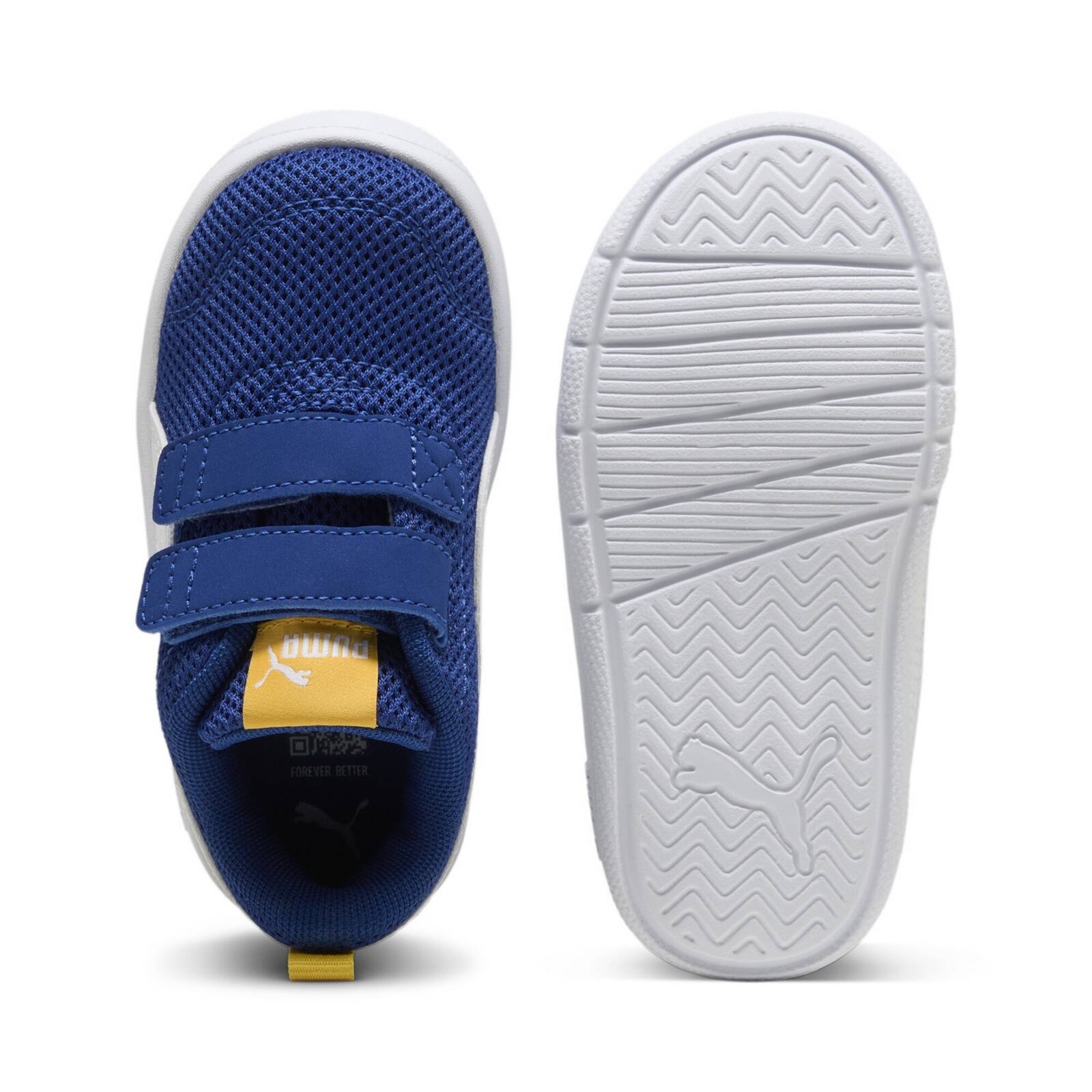 Buty sportowe chopice Puma COURTFLEX V3 MESH INF niebieskie 39808605