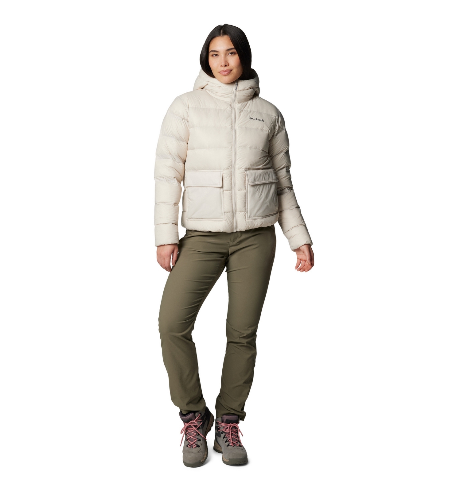 Kurtka puchowa damska Columbia HARMONY FALLS beżowa 2085372278