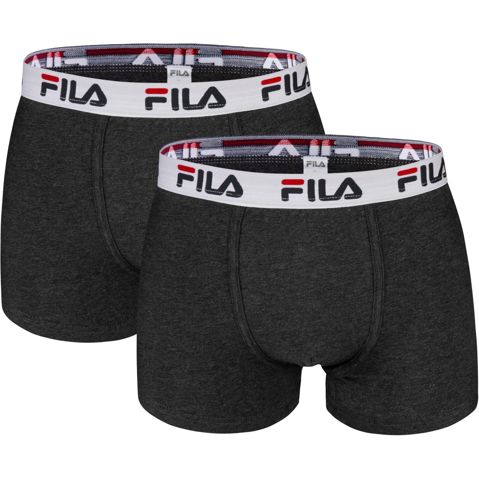 Bokserki mskie Fila BASIC 2-PAC czarne FU5016-2-248