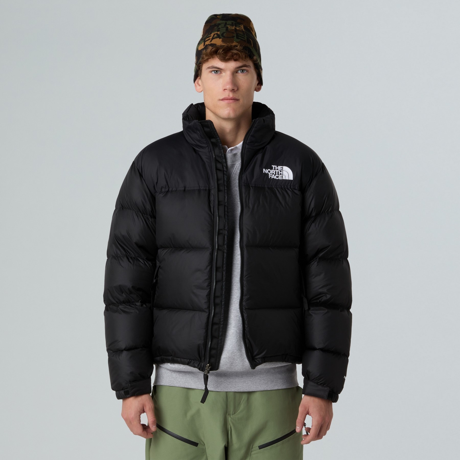 Kurtka puchowa mska The North Face 1996 RETRO NUPTSE czarna NF0A3C8DGOE