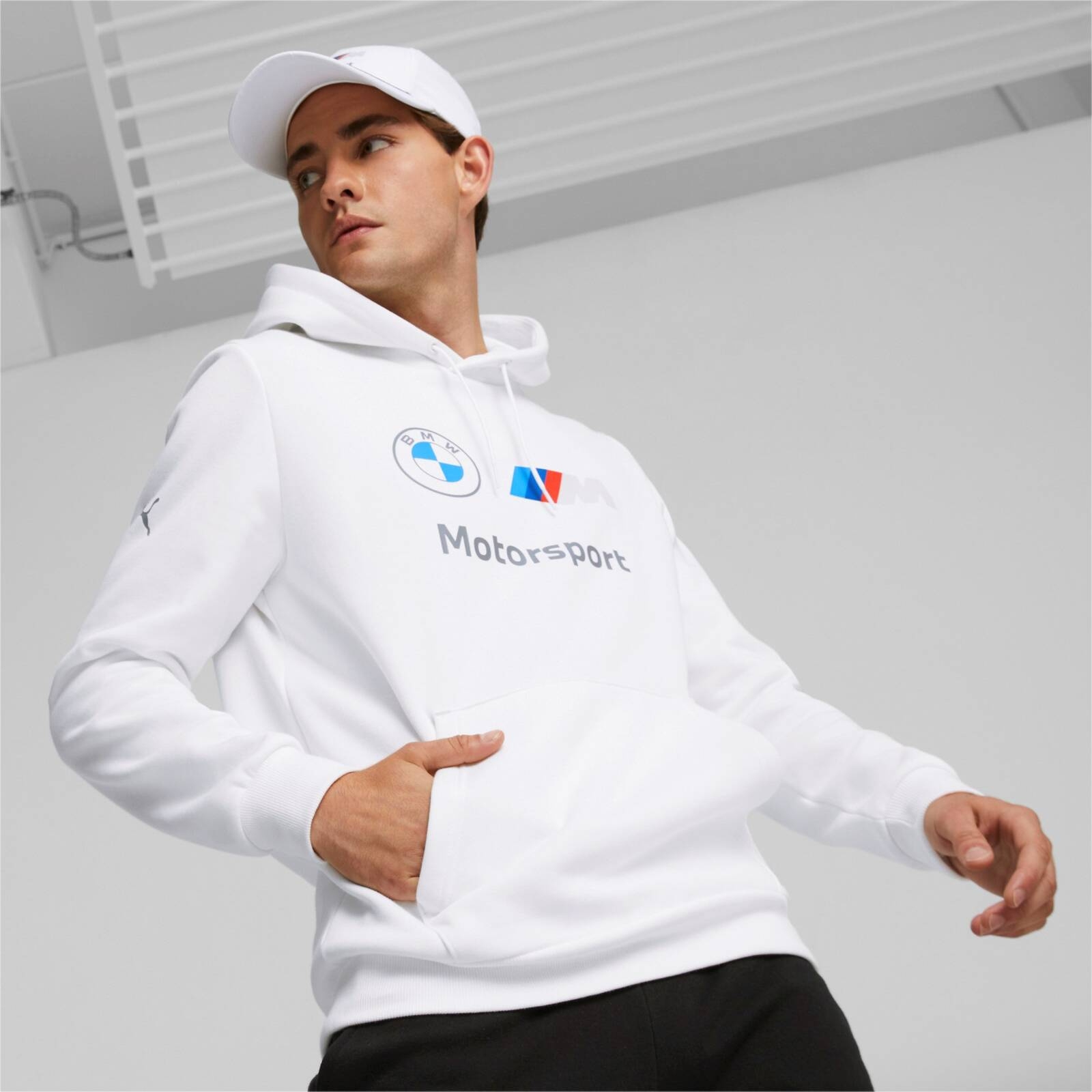 Bluza z kapturem mska Puma BMW MMS ESS biaa 53624302