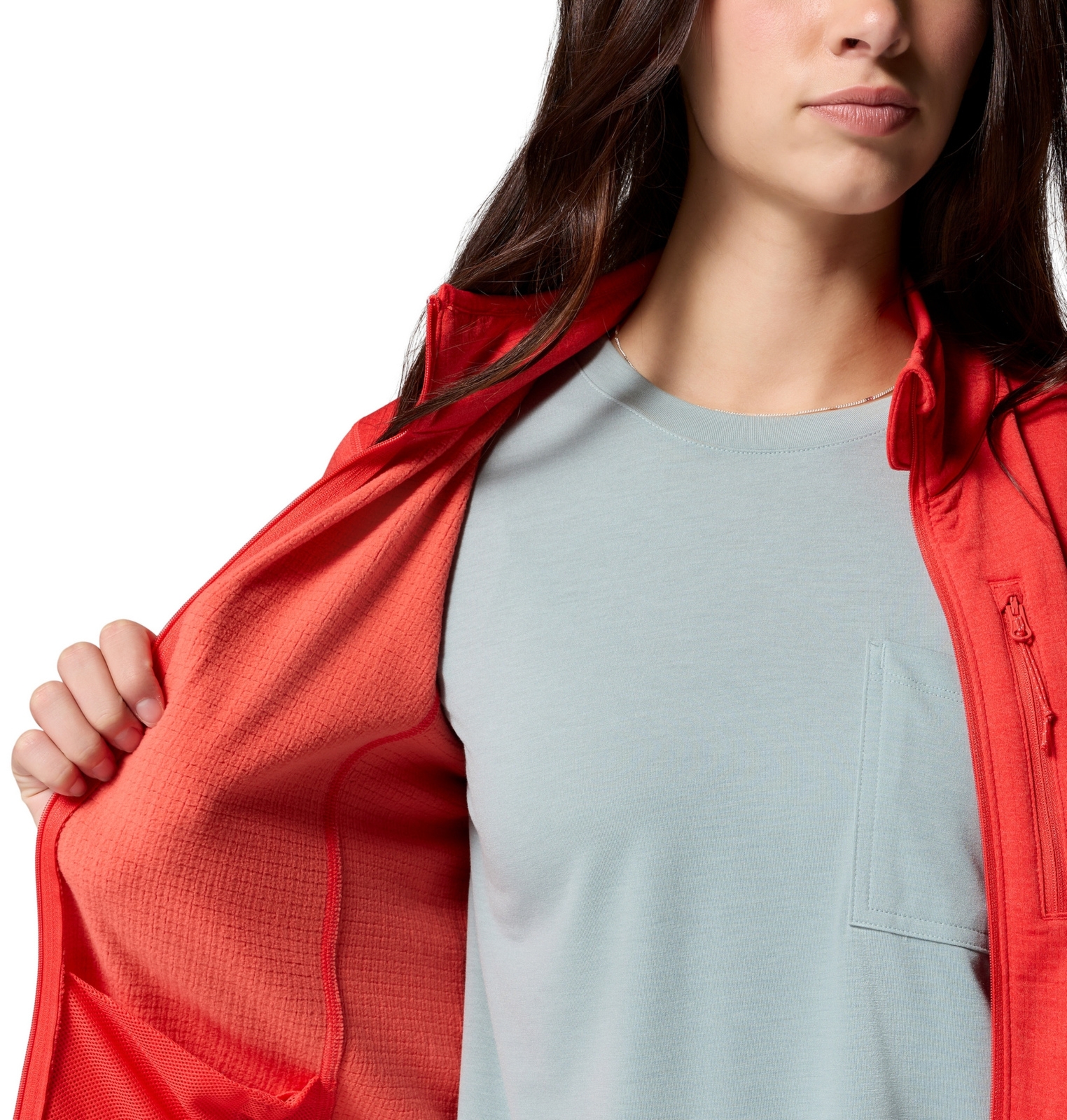 Polar damski Columbia ESSENTIAL HIKE czerwony 2136233606