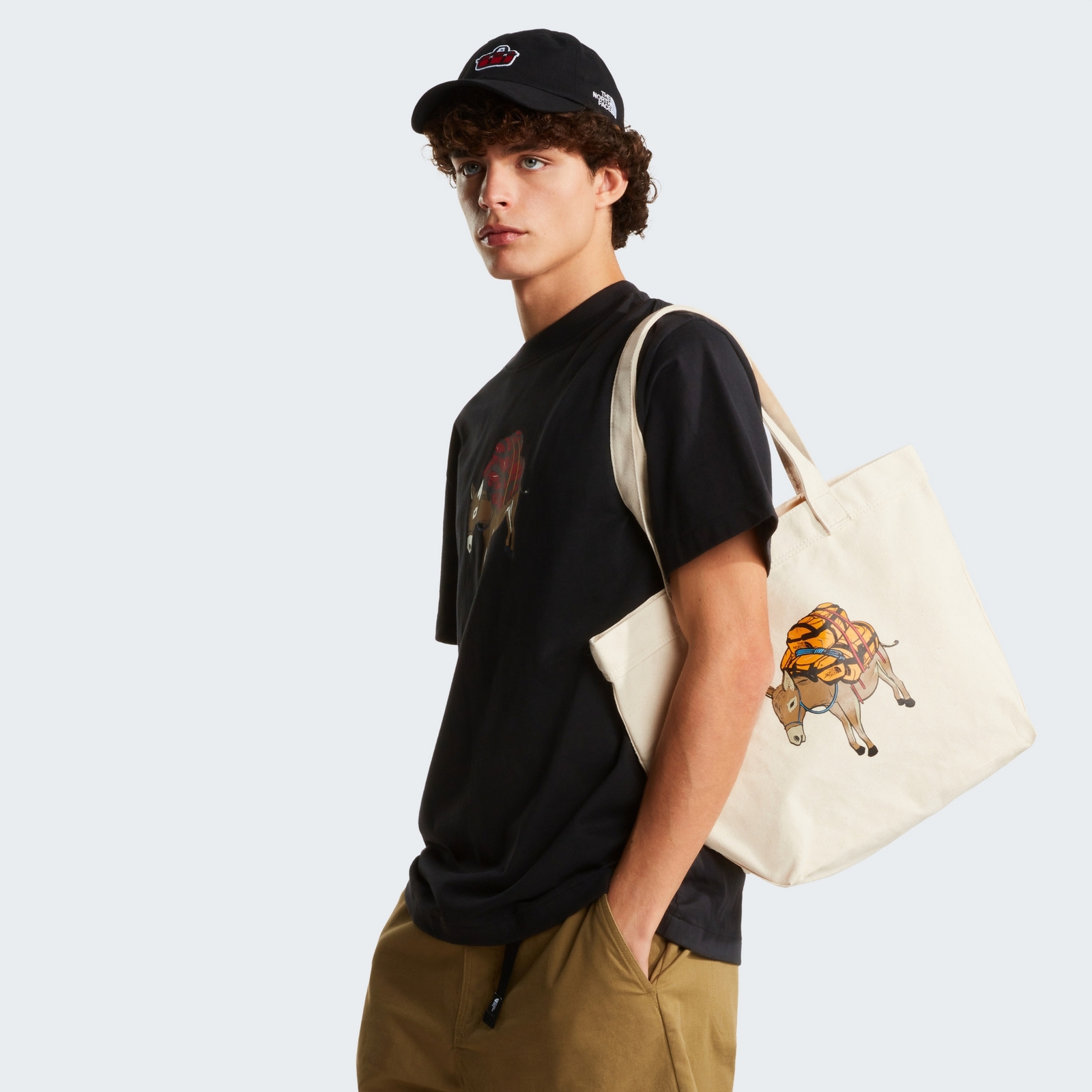 Bawe�niana torba unisex The North Face COTTON TOTE be�owa NF0A3VWQPC3