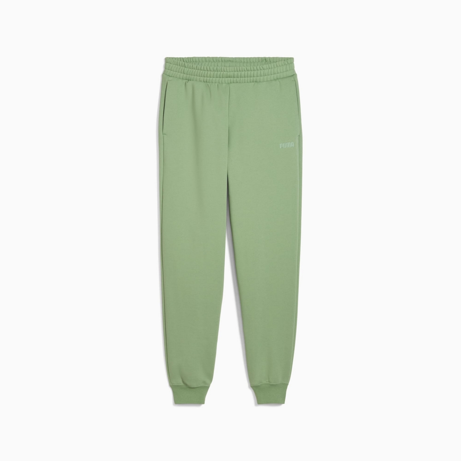 Spodnie dresowe męskie Puma ELEVATED ESS FL zielone 68864126