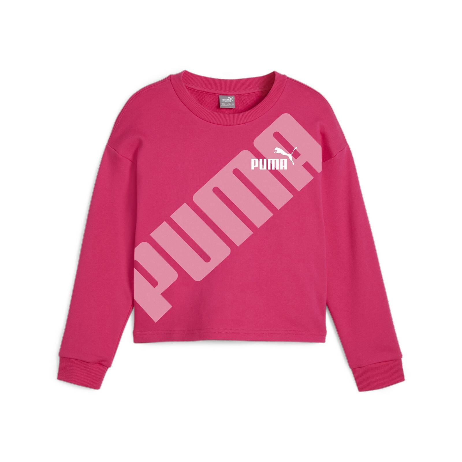 Bluza dziewczca Puma POWER TR rowa 67936148