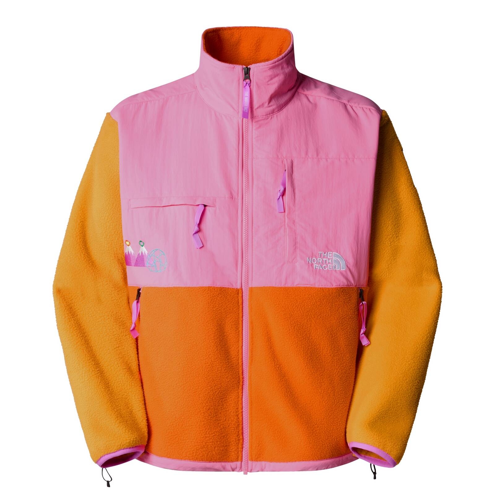 Kurtka mska The North Face X YINKA ILORI RETRO DENALI pomaraczowa NF0A89GJ0IH