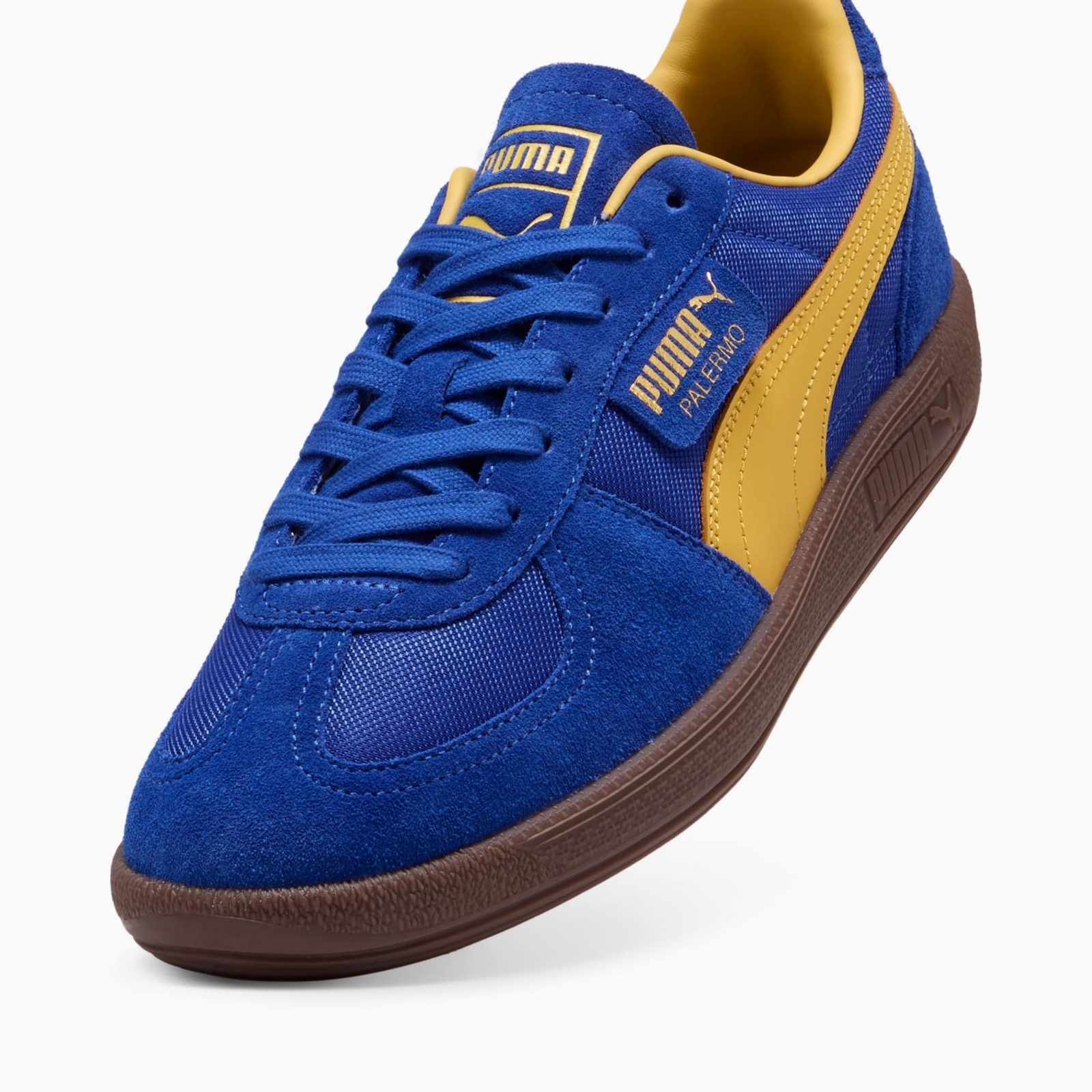 Buty sportowe m�skie Puma PALERMO VINTAGE UPDATE niebieskie 40136402