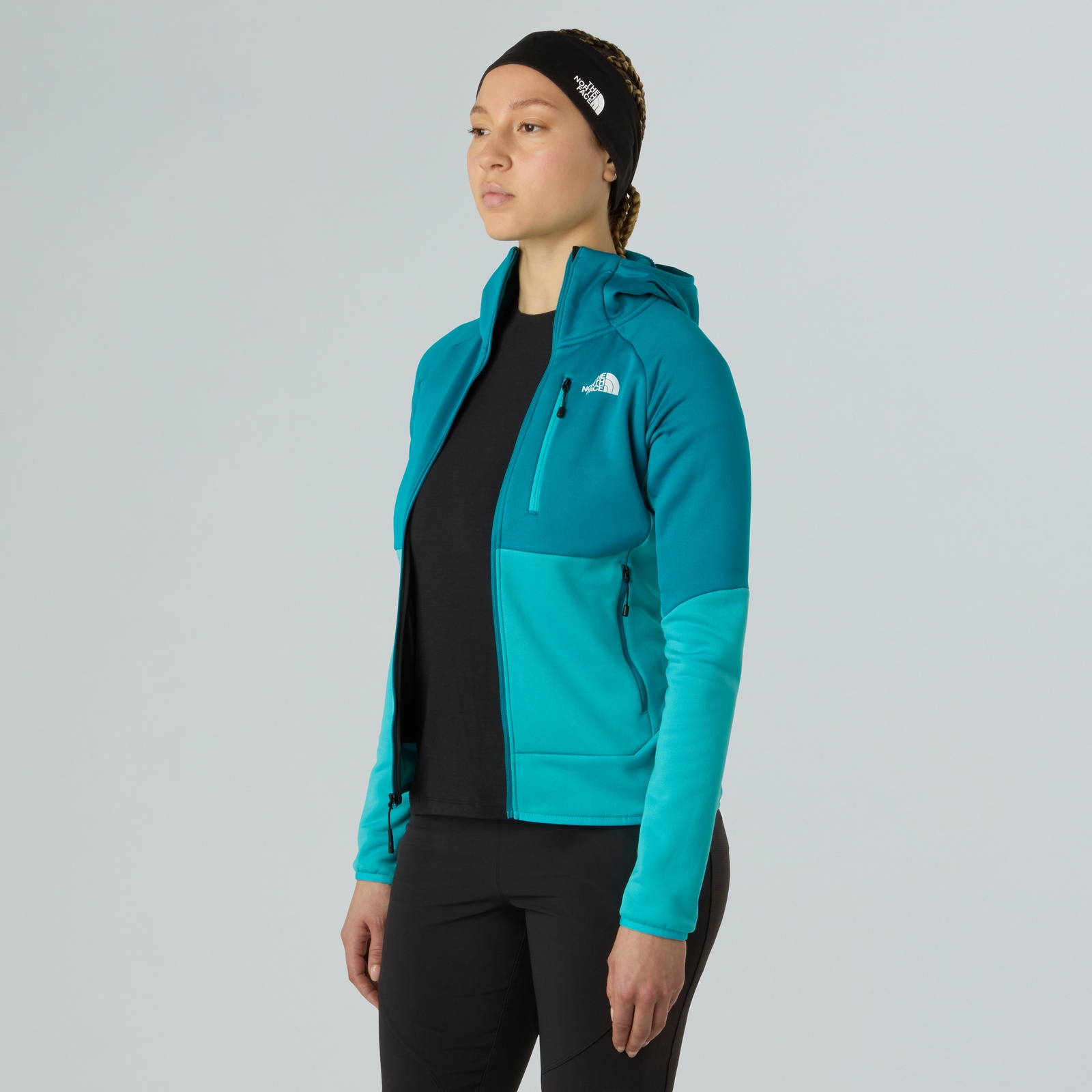 Polar damski The North Face METEORA FZ FLEECE niebieski NF0A8E2R5A2