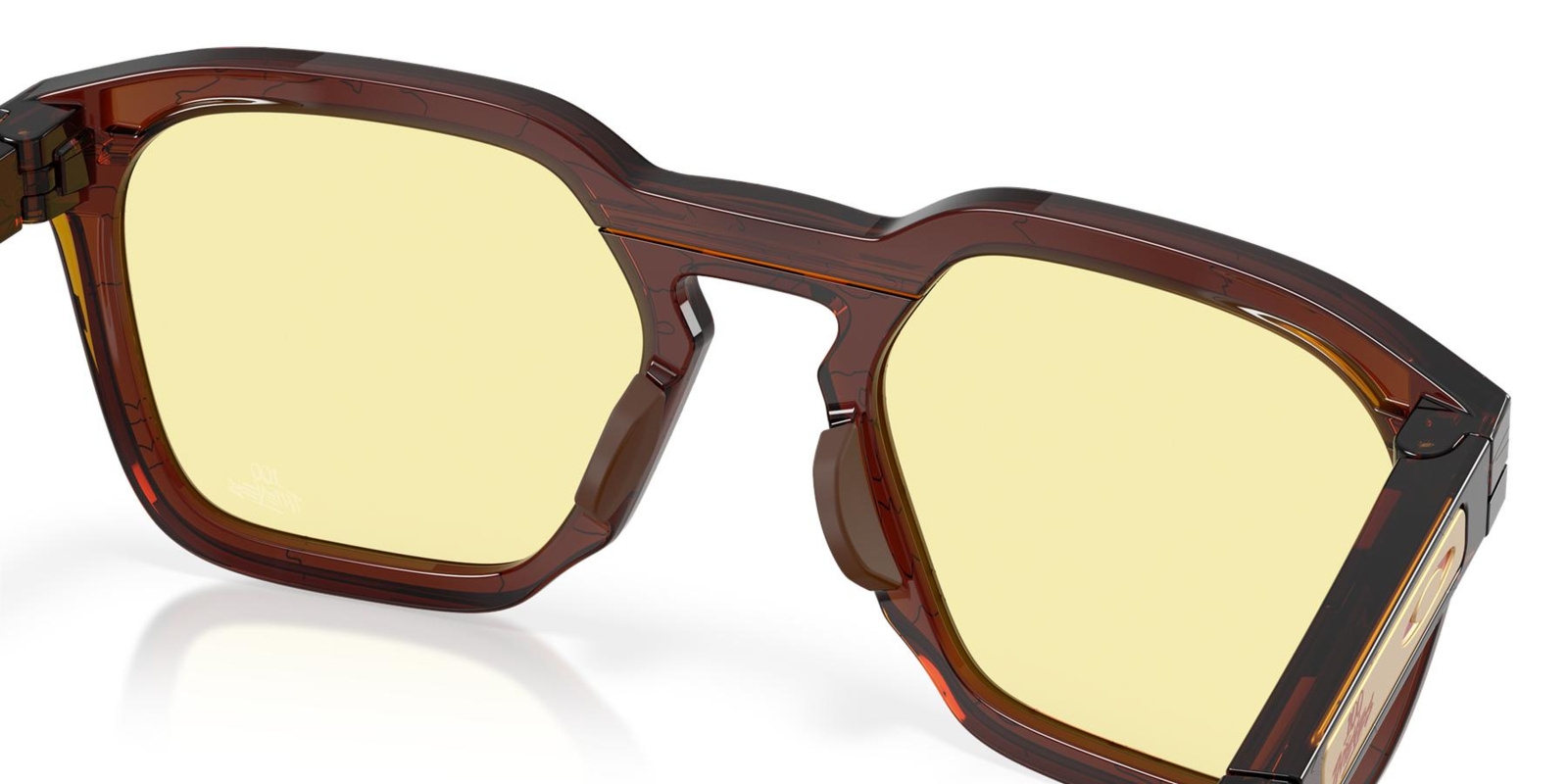Okulary przeciws�oneczne unisex Oakley HSTN SQ br�zowe OO9533-10