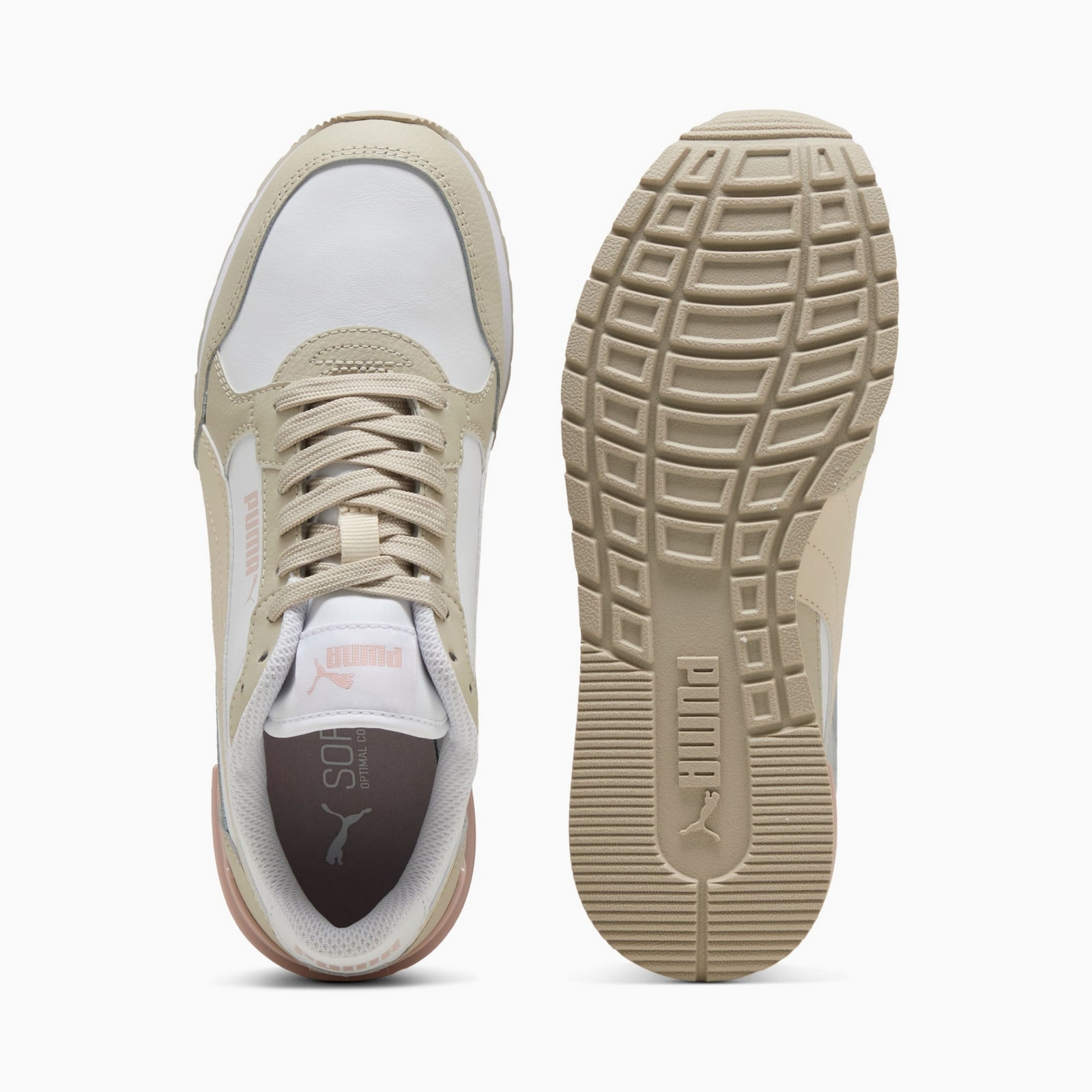 Buty sportowe dzieci�ce Puma ST RUNNER V4 L JR be�owe 39973607