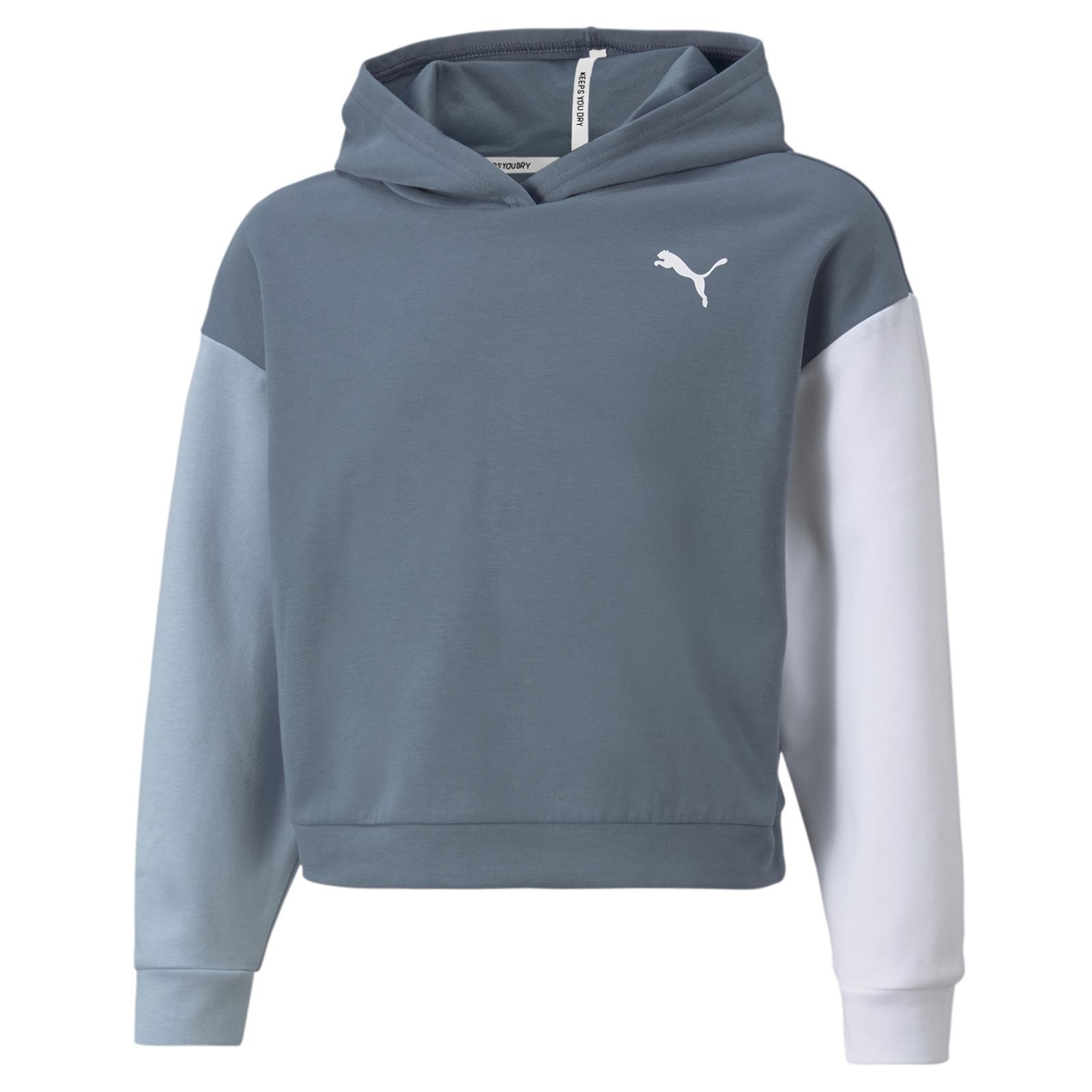 Bluza z kapturem dziewczca Puma Modern Sports niebieska 58921464